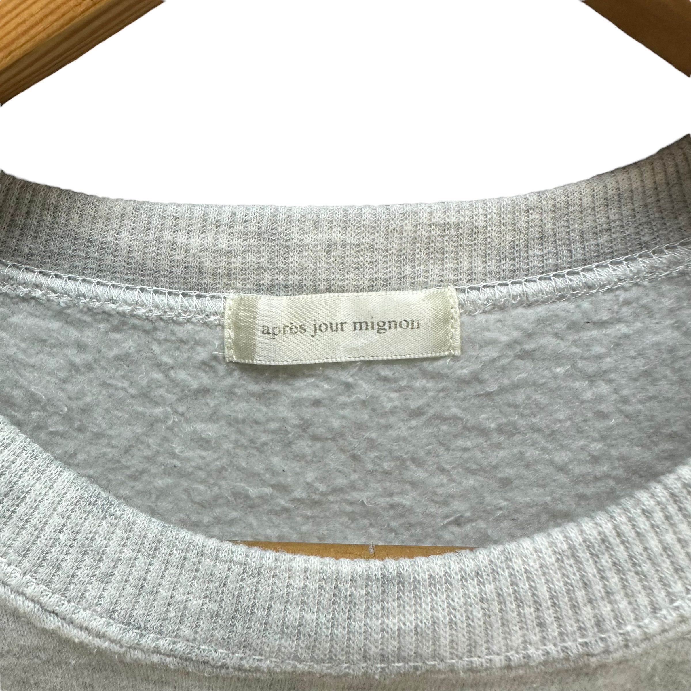 Japanese Brand APRES JOUR MIGNON EAGLE GRAPHIC SWEATSHIRTS #7508-149 Size US M / EU 48-50 / 2 - 7 Thumbnail