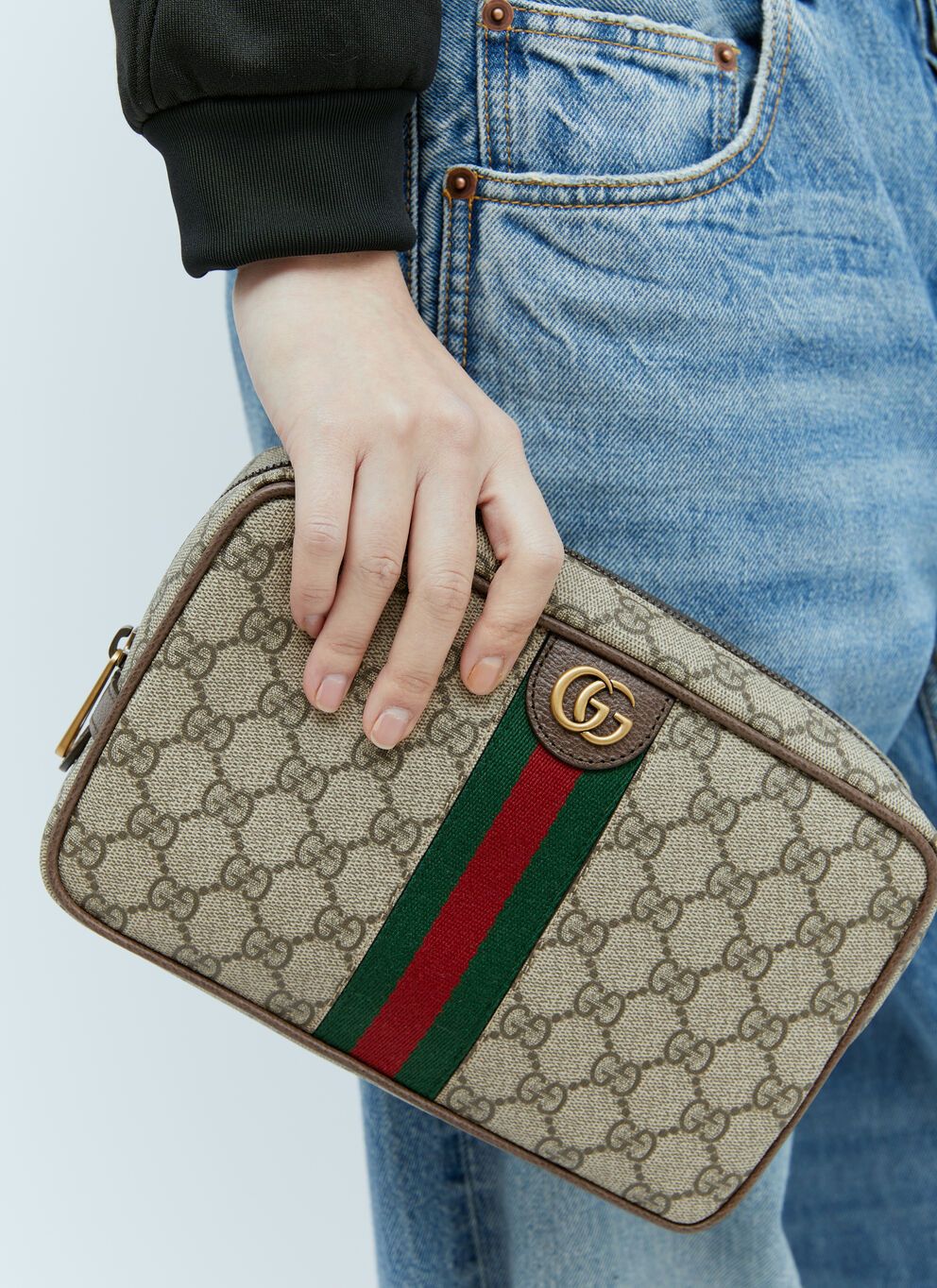 image of Gucci Savoy Toiletry Case in Brown, Women's