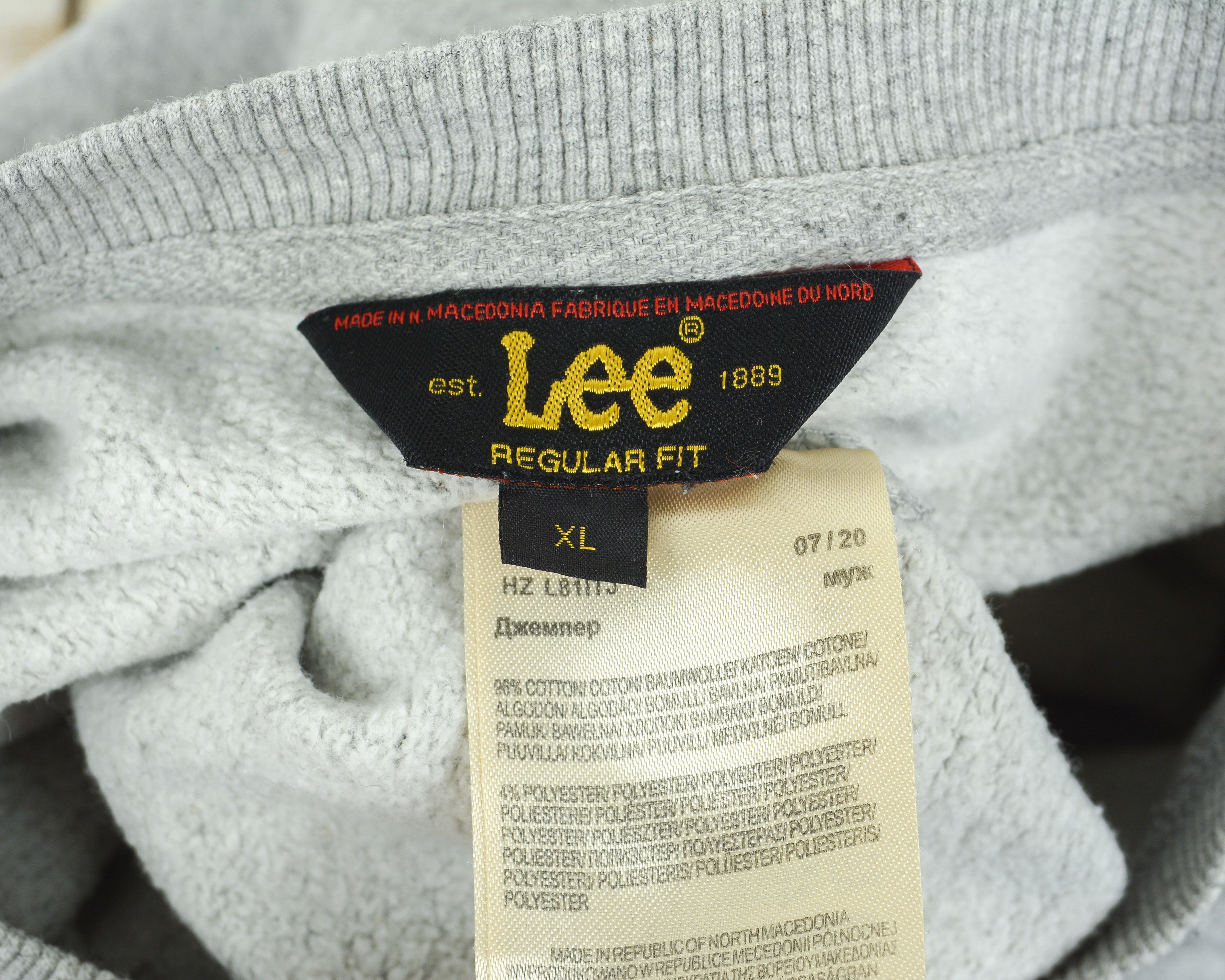 Lee Jumper Pullover Sweatshirt Cotton Long Sleeve Sweater Top Size US XL / EU 56 / 4 - 5 Thumbnail