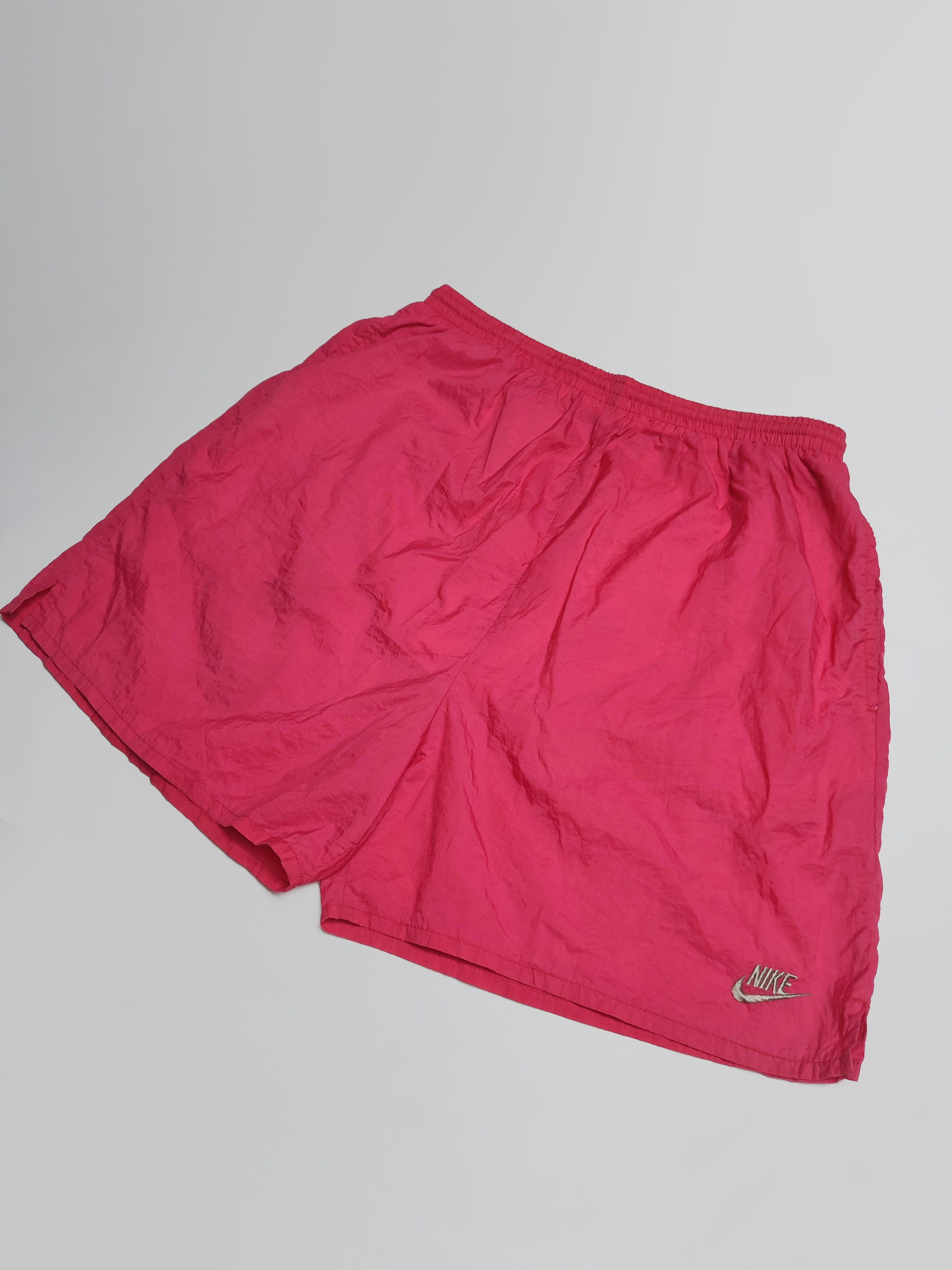 Nike 🔥Vintage Nike Nylon Pink shorts Size US 34 / EU 50 - 1 Thumbnail