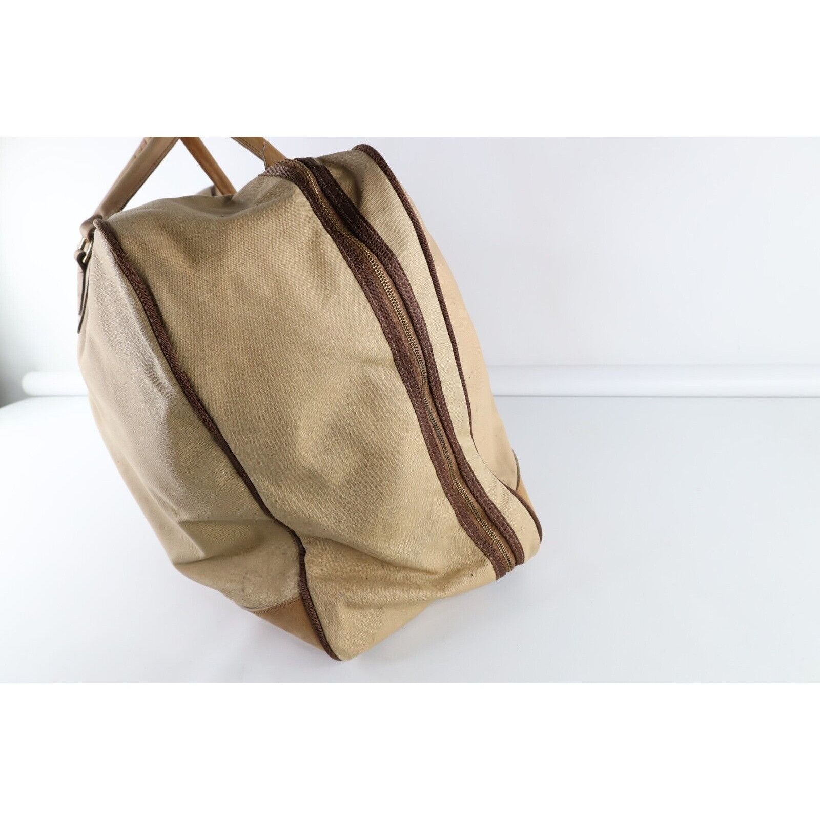 Orvis Deadstock Vintage Orvis Gokey Canvas Leather Duffel Bag Size ONE SIZE - 11 Thumbnail