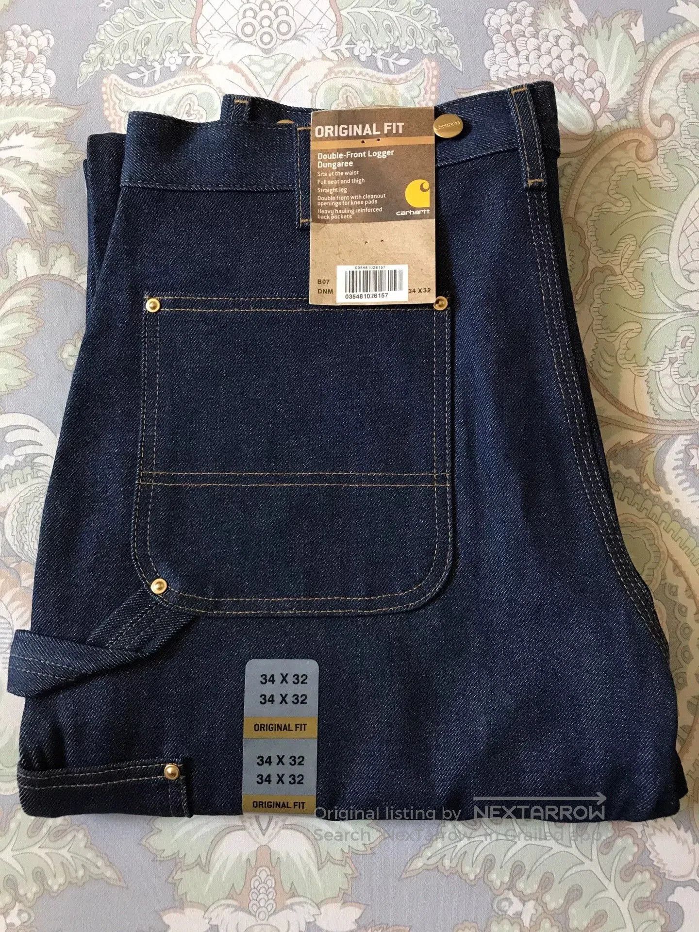 Carhartt Carhartt B07 Double Knee Raw Denim Jeans. Size US 34 / EU 50 - 1 Thumbnail