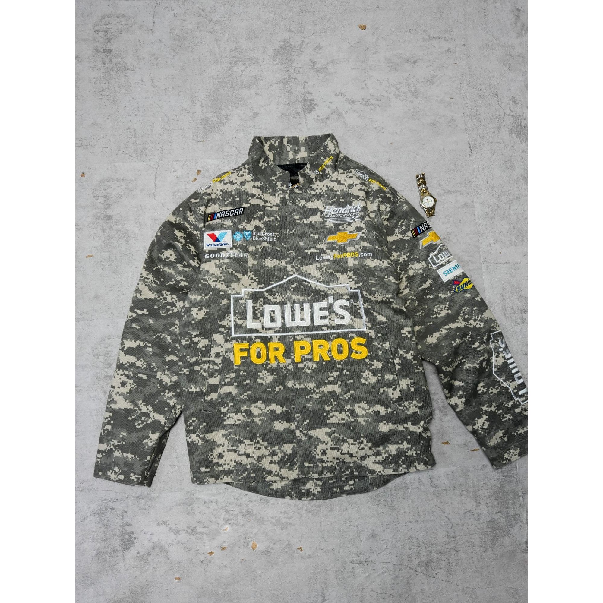 Chase Authentics Nascar Camo Lowes for Pros Racing Jacket Size US M / EU 48-50 / 2 - 2 Thumbnail