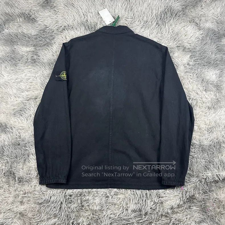 Stone Island Stone Island Washed Distressed Denim Jacket XL Size US XL / EU 56 / 4 - 2 Thumbnail