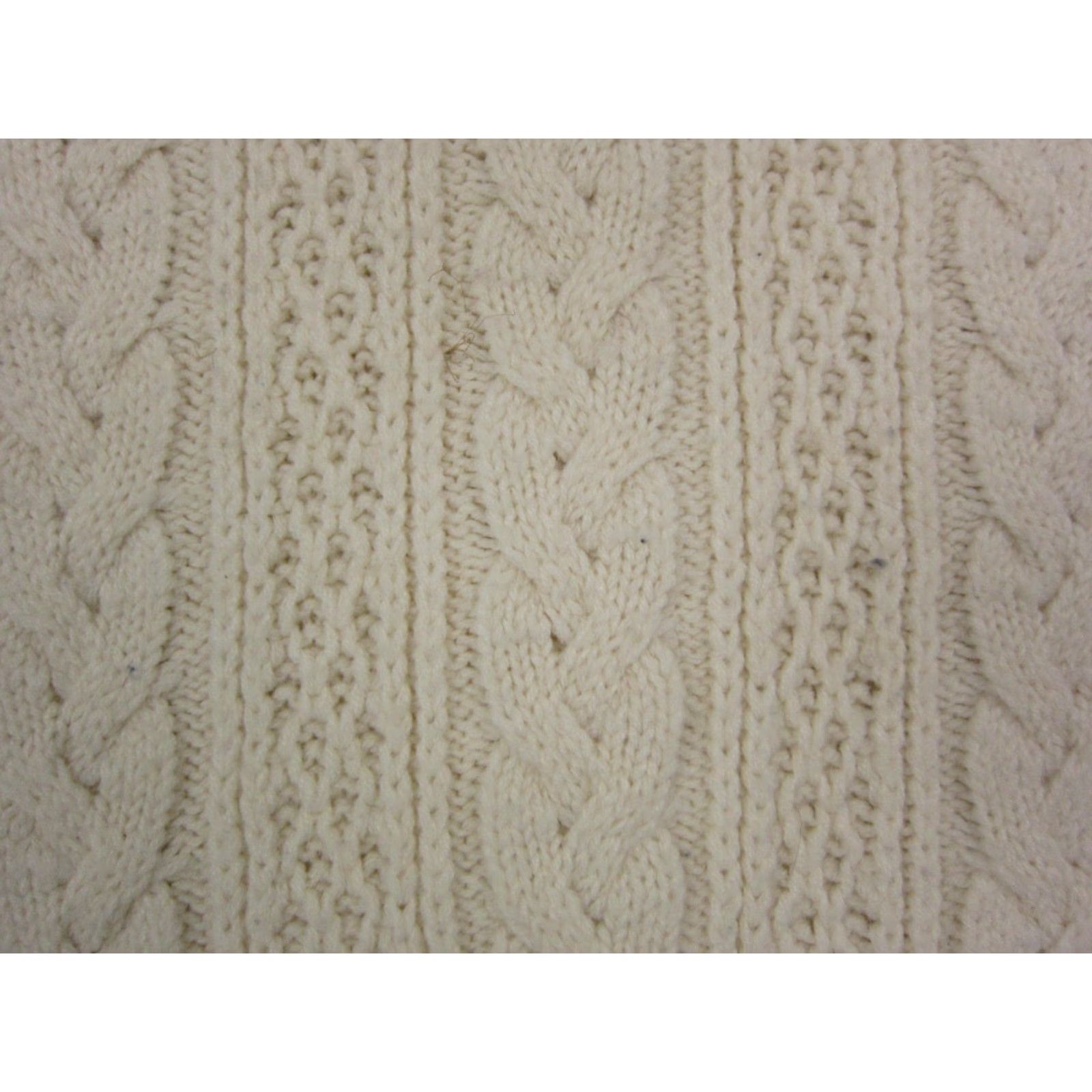 Vintage VINTAGE Together Sweater Womens Large Cream Wool Cable Knit Teddy Bear Ladies Size L / US 10 / IT 46 - 6 Thumbnail
