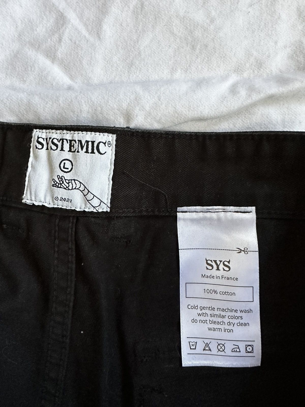 Systemic SYSTEMIC Black Cargo Pants Demon Lady Size US 34 / EU 50 - 2 Thumbnail