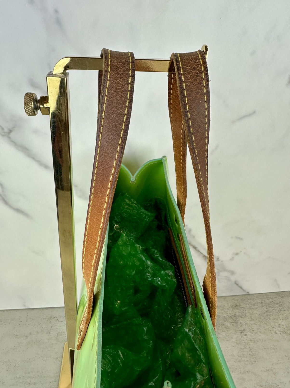 Louis Vuitton Louis Vuitton Green Vernis Reade PM Size ONE SIZE - 9 Thumbnail