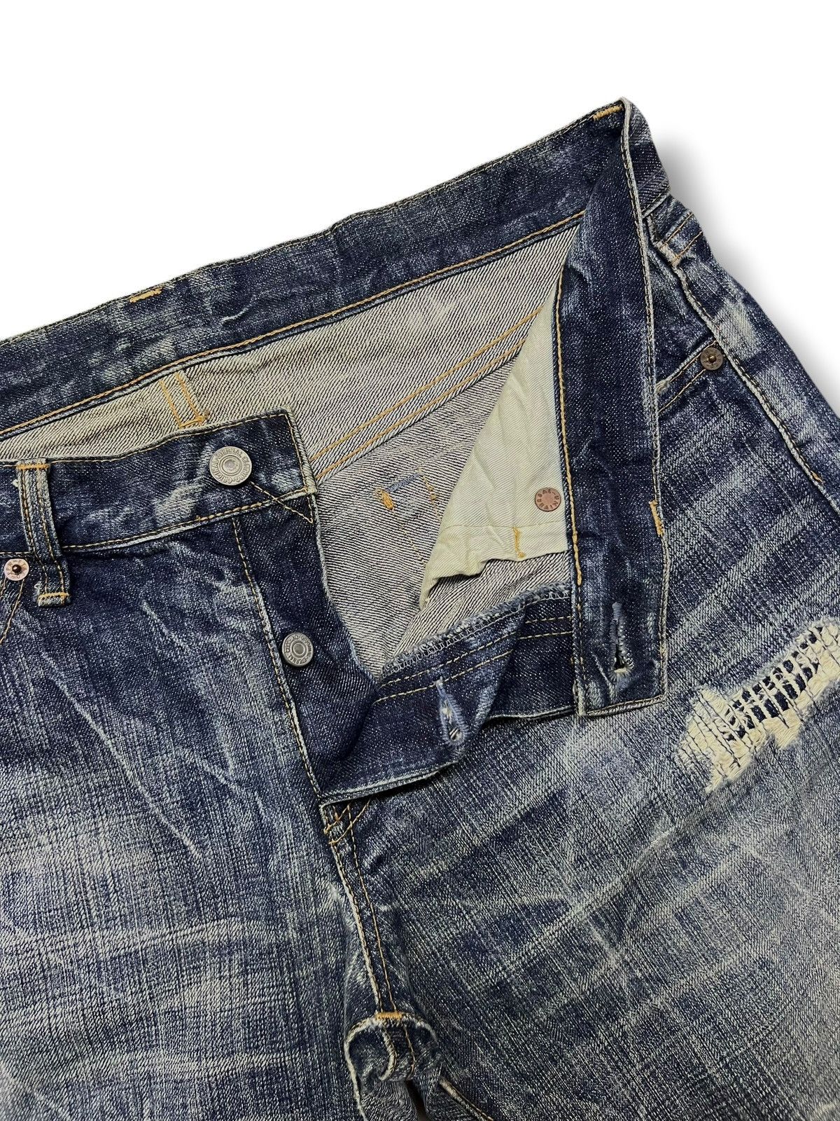 Eternal Loose Vintage Y2K Eternal Japan - Thunder Wash, Distressed Size US 36 / EU 52 - 10 Thumbnail
