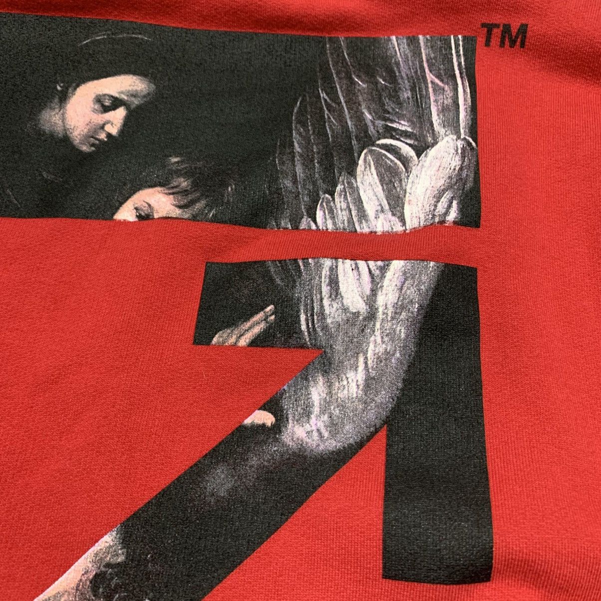Off-White Off White Small Caravaggio Arrows Red Hoodie Virgil Abloh Size US S / EU 44-46 / 1 - 4 Thumbnail