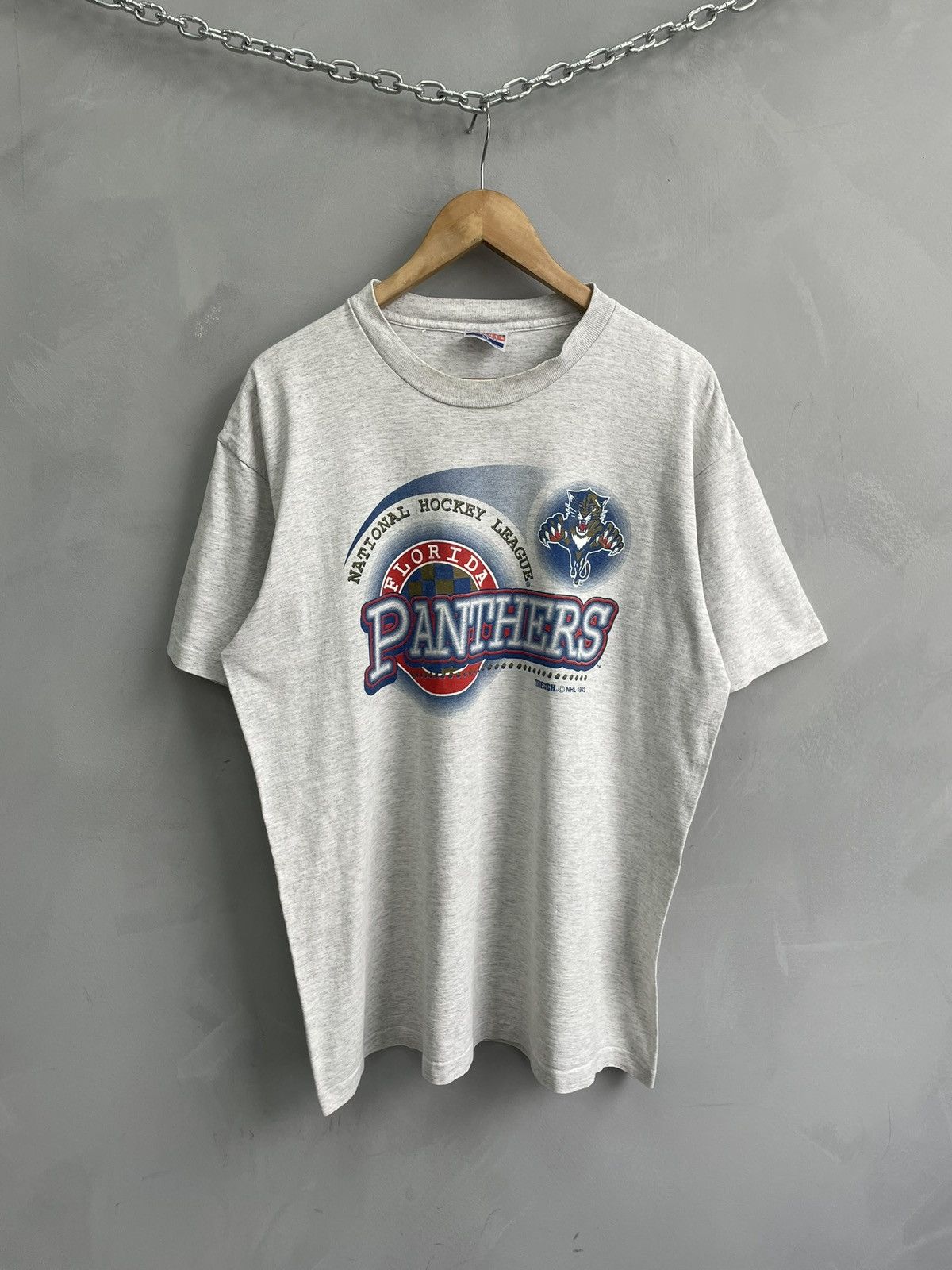 NHL Vintage panthers 1993 NHL t shirt Size US XL / EU 56 / 4 - 1 Thumbnail