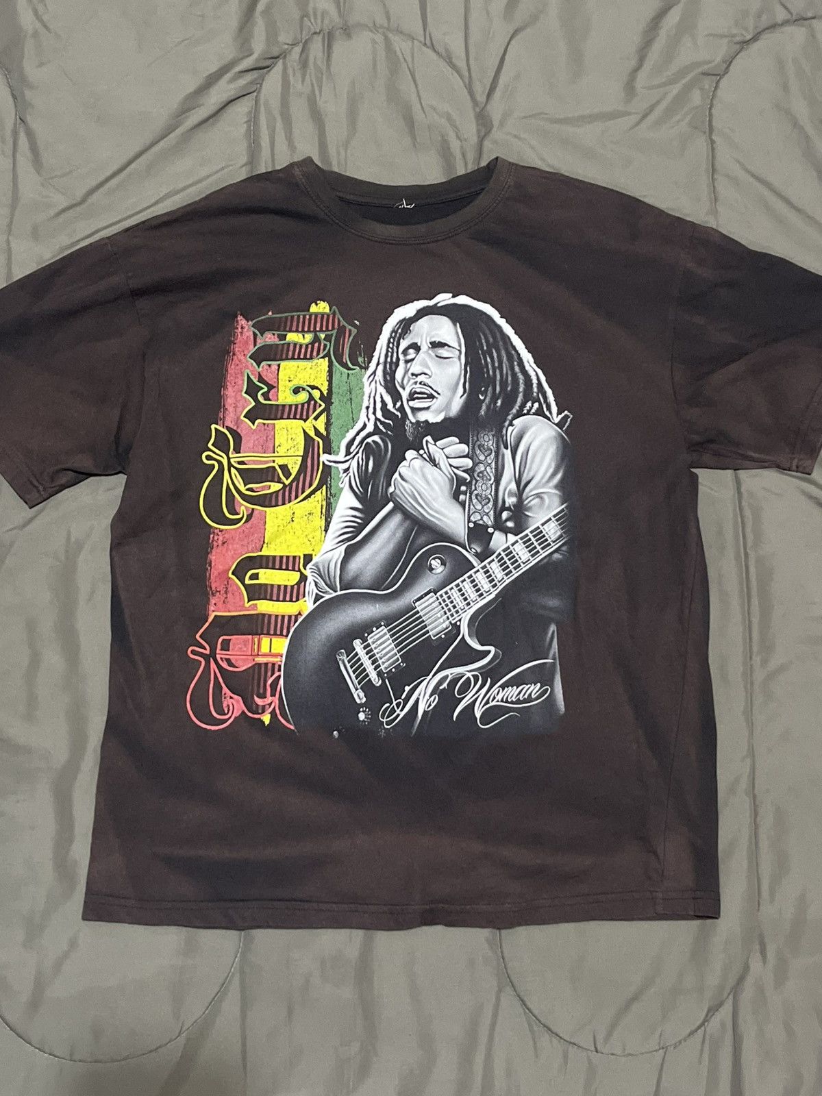 Vintage Black 2000s Bob Marley Tee Size US L / EU 52-54 / 3 - 1 Thumbnail