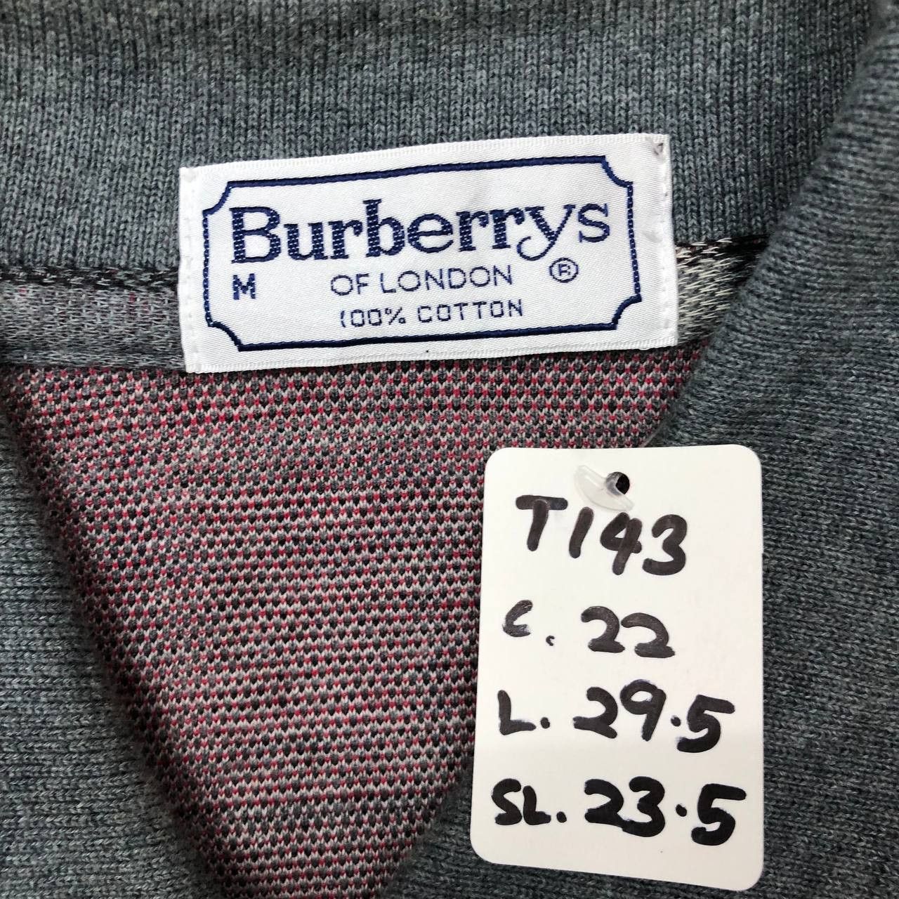 Burberry × Vintage T143 VTG BURBERRYS NOVA CHECK POLO SHIRTS Size US M / EU 48-50 / 2 - 7 Thumbnail