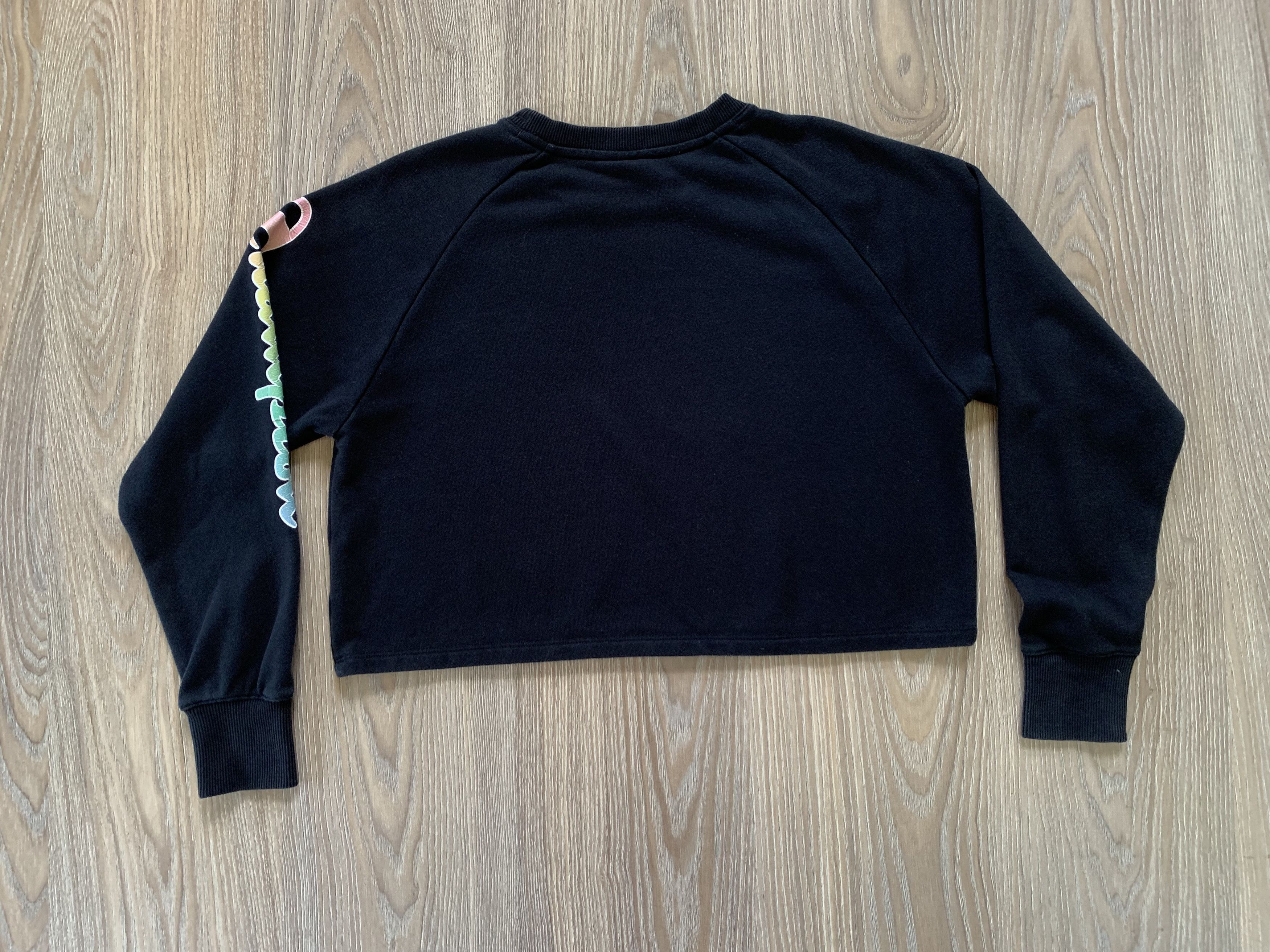 Champion × Vintage Champion Vintage Crop Top Printed Sweatshirt Size S / US 4 / IT 40 - 3 Thumbnail