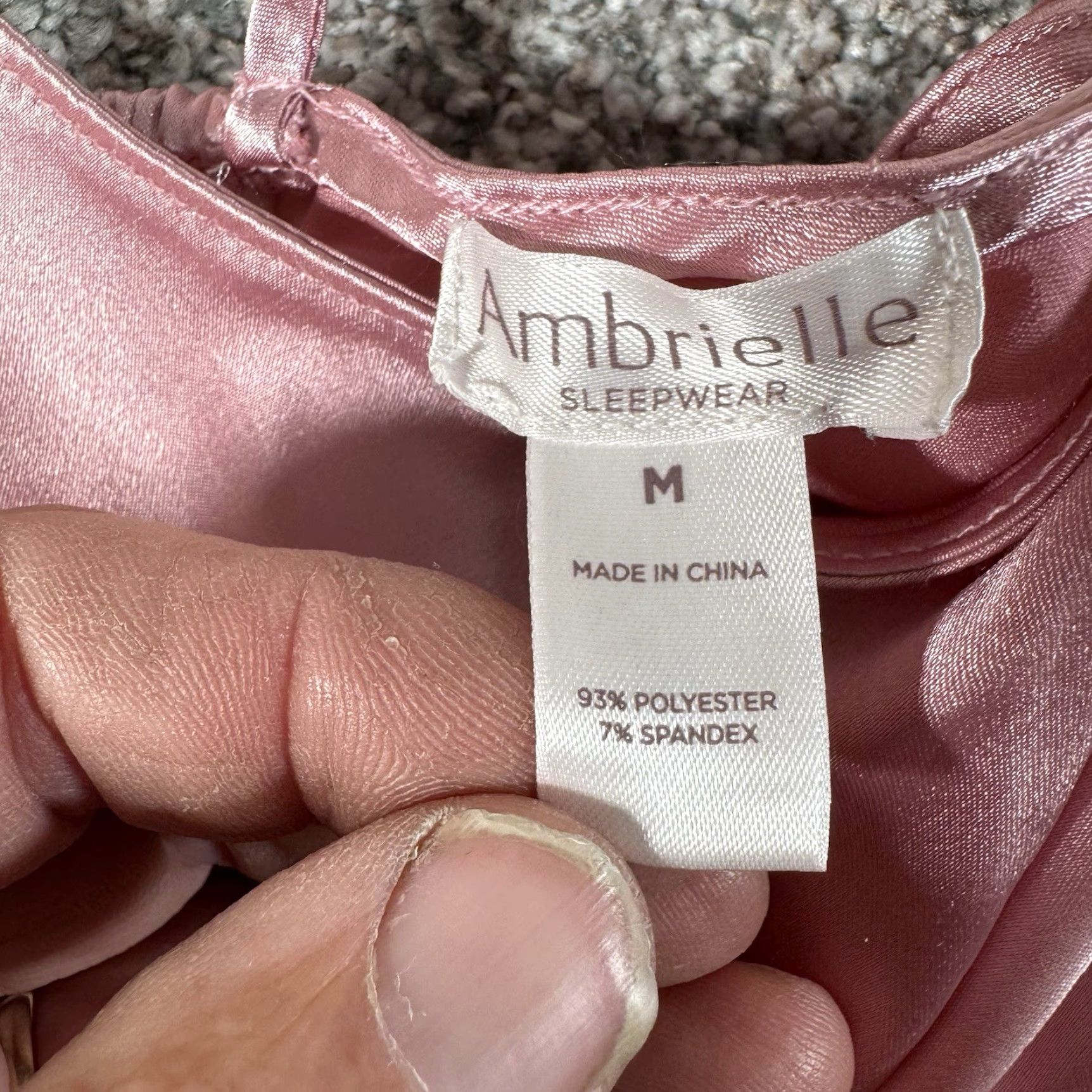 Vintage Ambrielle Slip Dress M Pink Satin Solid Sleeveless Dress Women Coquette Romantic Soft Girl Balletcore Date Night M Size M / US 6-8 / IT 42-44 - 5 Thumbnail