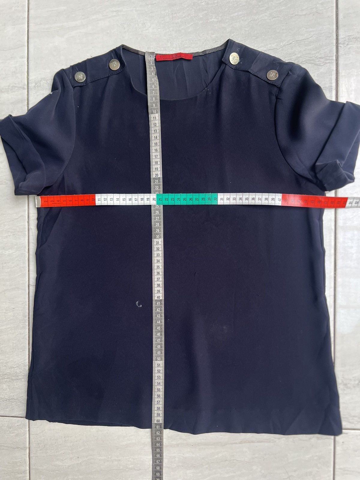 Carolina Herrera CH CAROLINA HERRERA Navy T-shirt Size US S / EU 44-46 / 1 - 7 Thumbnail