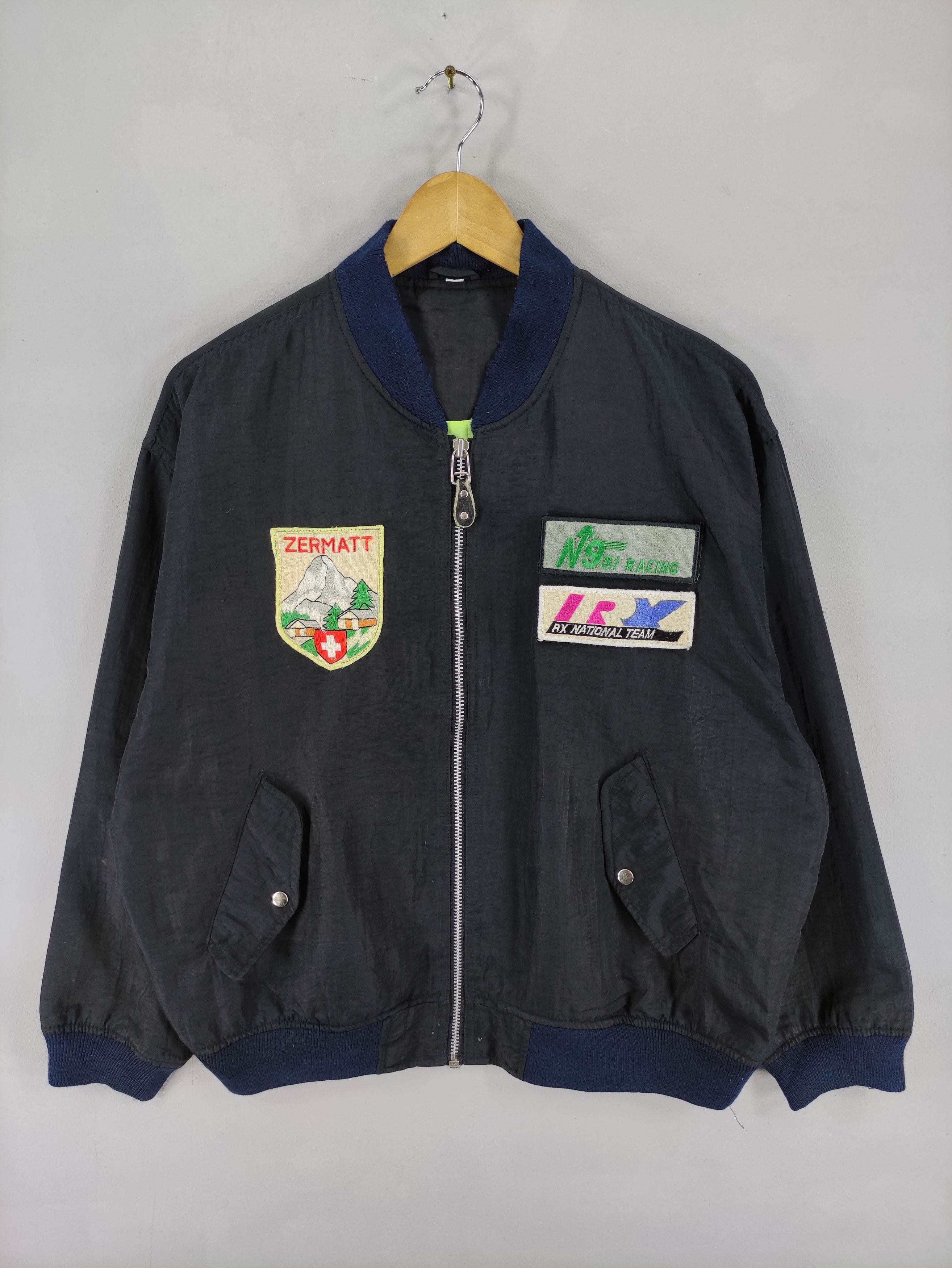 Japanese Brand Vintage Nordica Ski Japan Bomber Jacket Zipper Size US S / EU 44-46 / 1 - 2 Thumbnail