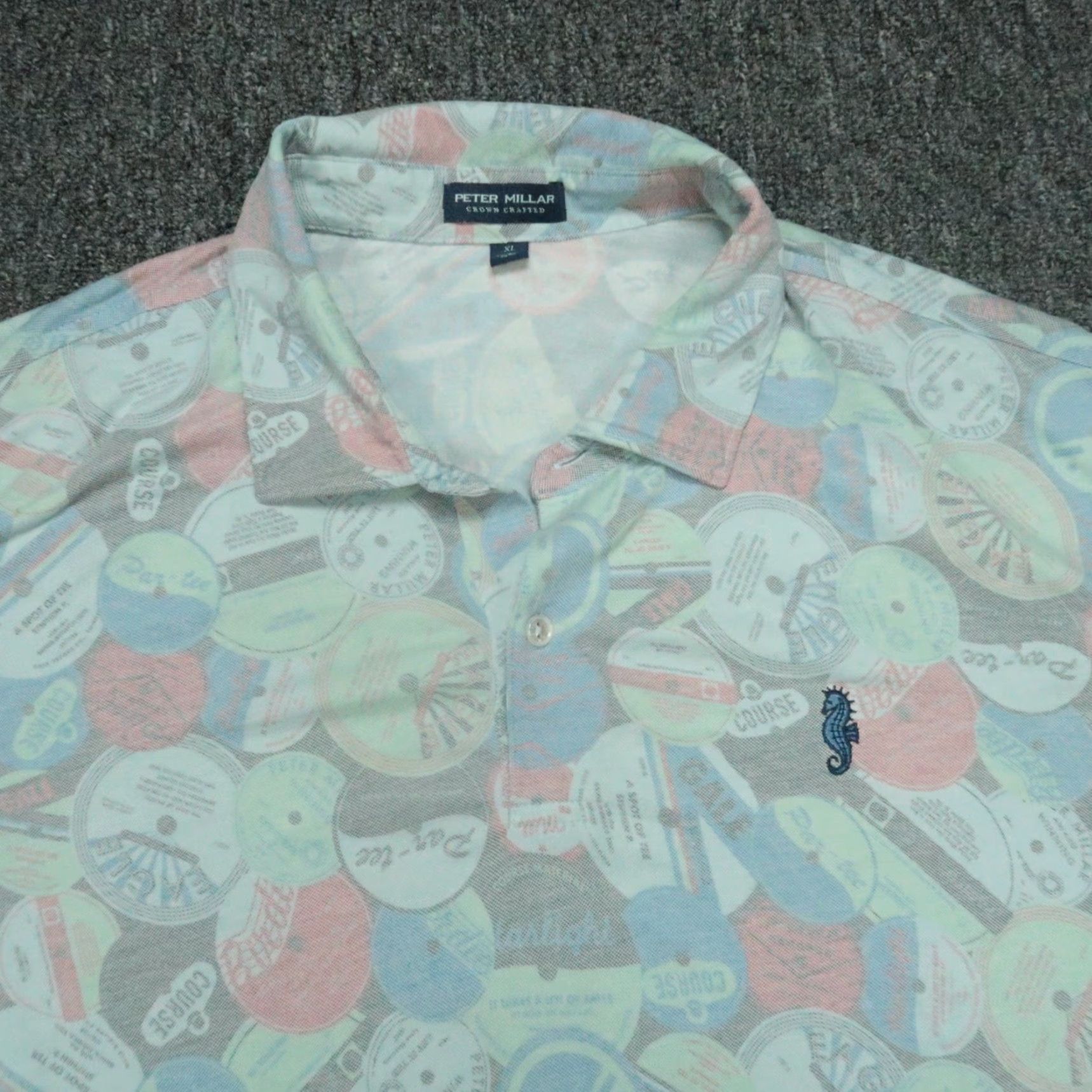 Peter Millar Peter Millar Crown Crafted Shirt Mens Extra Large Blue XL Crown Crafted Peter Millar Shirt Size US XL / EU 56 / 4 - 2 Thumbnail