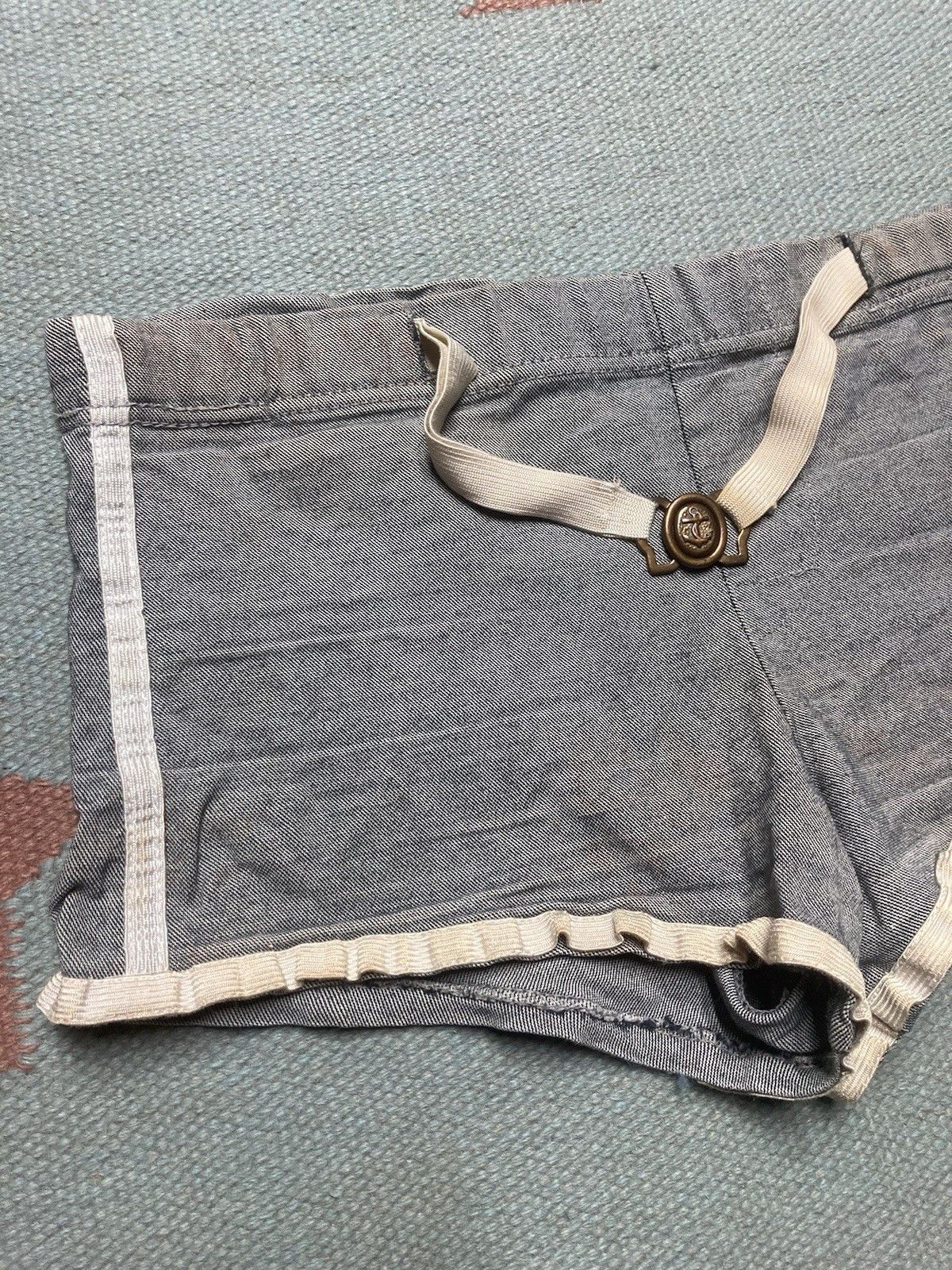 Vintage 1950’s Catalina belted swim trunks shorts logo striped 30 Size US 30 / EU 46 - 3 Thumbnail