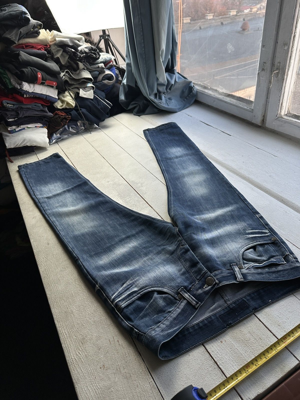 Diesel 🚨 RARE DIESEL MEN DENIM JEANS AVANT GARDE IFSIXWASNINE Y2K Size US 32 / EU 48 - 2 Thumbnail