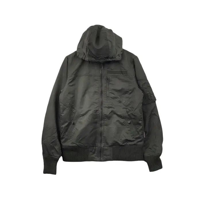 Alpha Industries Vtg ALPHA INDUSTRIES MILITARY Army Bomber Jacket Flight Size US M / EU 48-50 / 2 - 1 Thumbnail