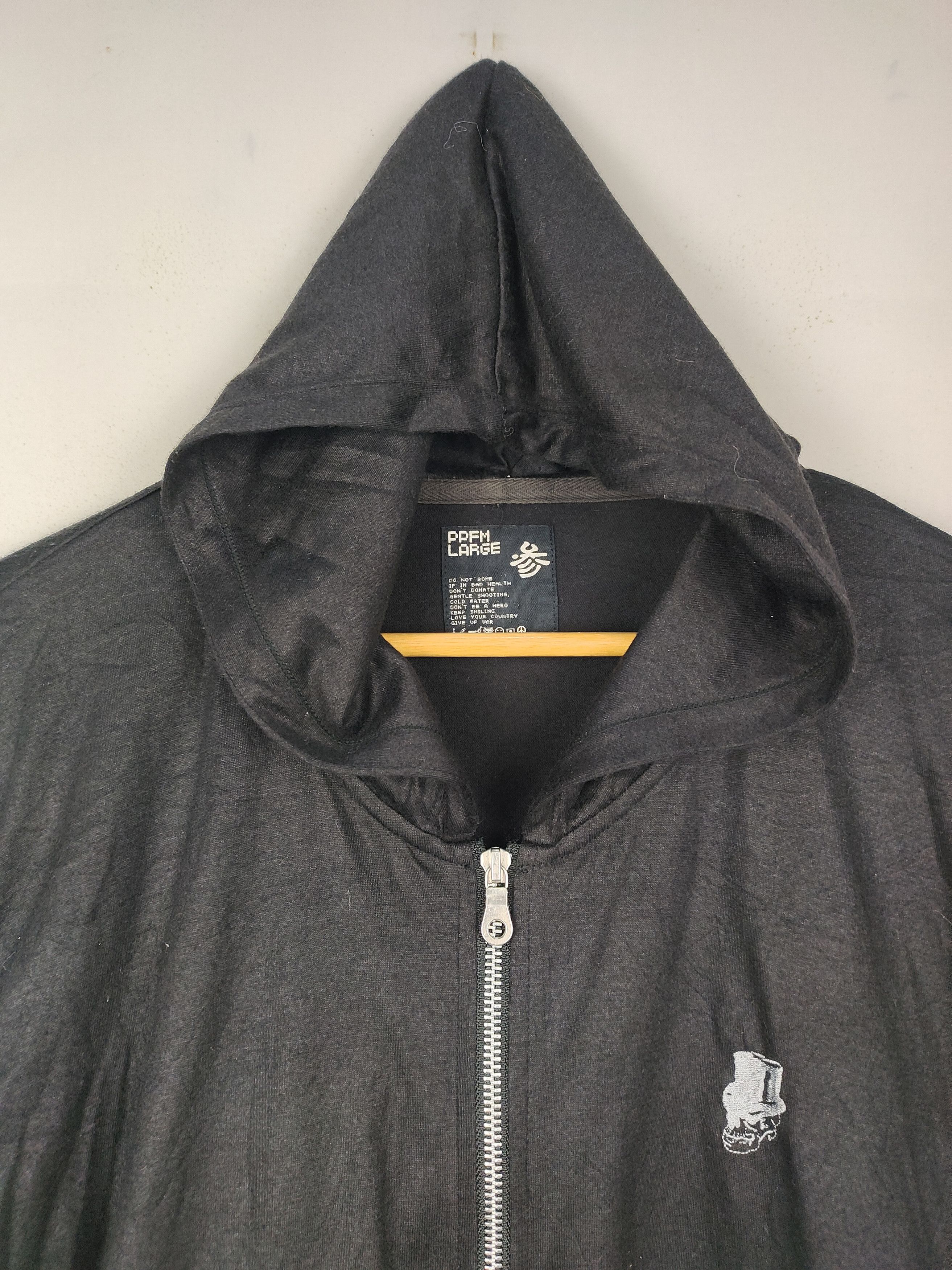 Japanese Brand PPFM zipper Hoodie sweater Size L / US 10 / IT 46 - 2 Thumbnail