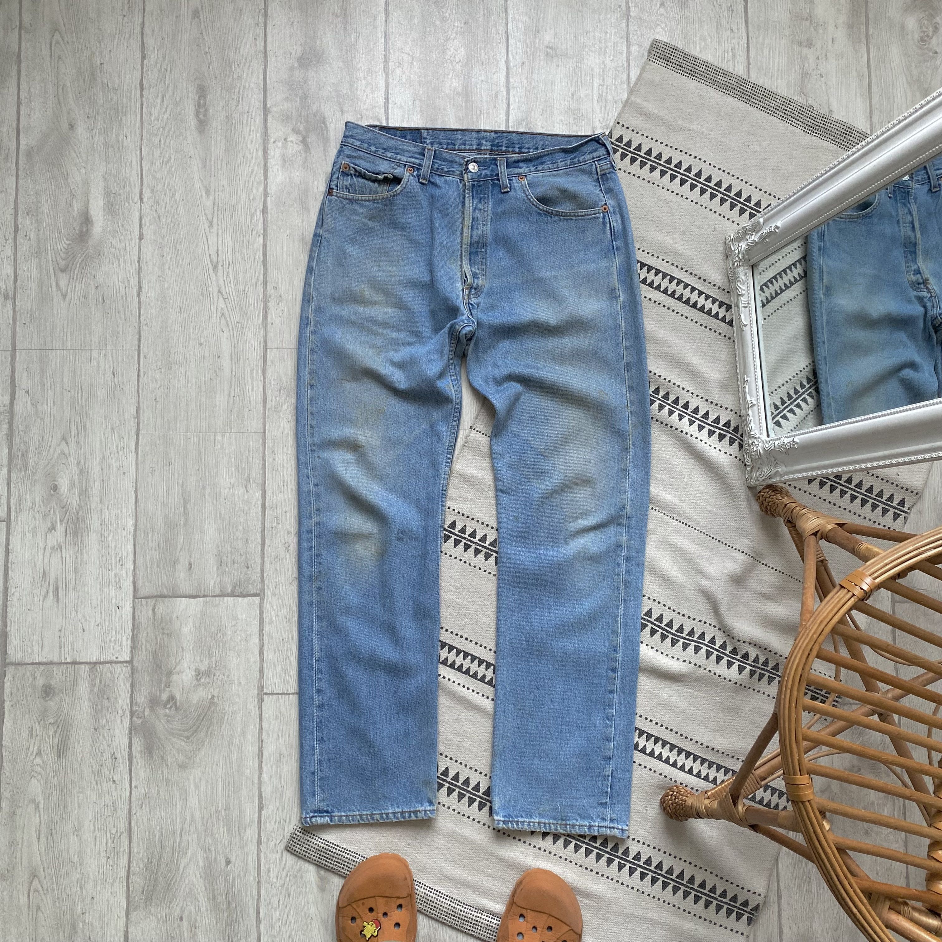 Levi's Vintage Clothing Vintage 80-90 Levis 501 jeans denim pants Made In UK Size US 32 / EU 48 - 1 Thumbnail