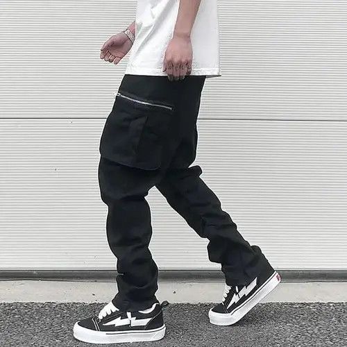 Designer × Japanese Brand × Jean Vintage jeans with pleats baggy Harajuku style pockets Y2K Size US 30 / EU 46 - 2 Thumbnail