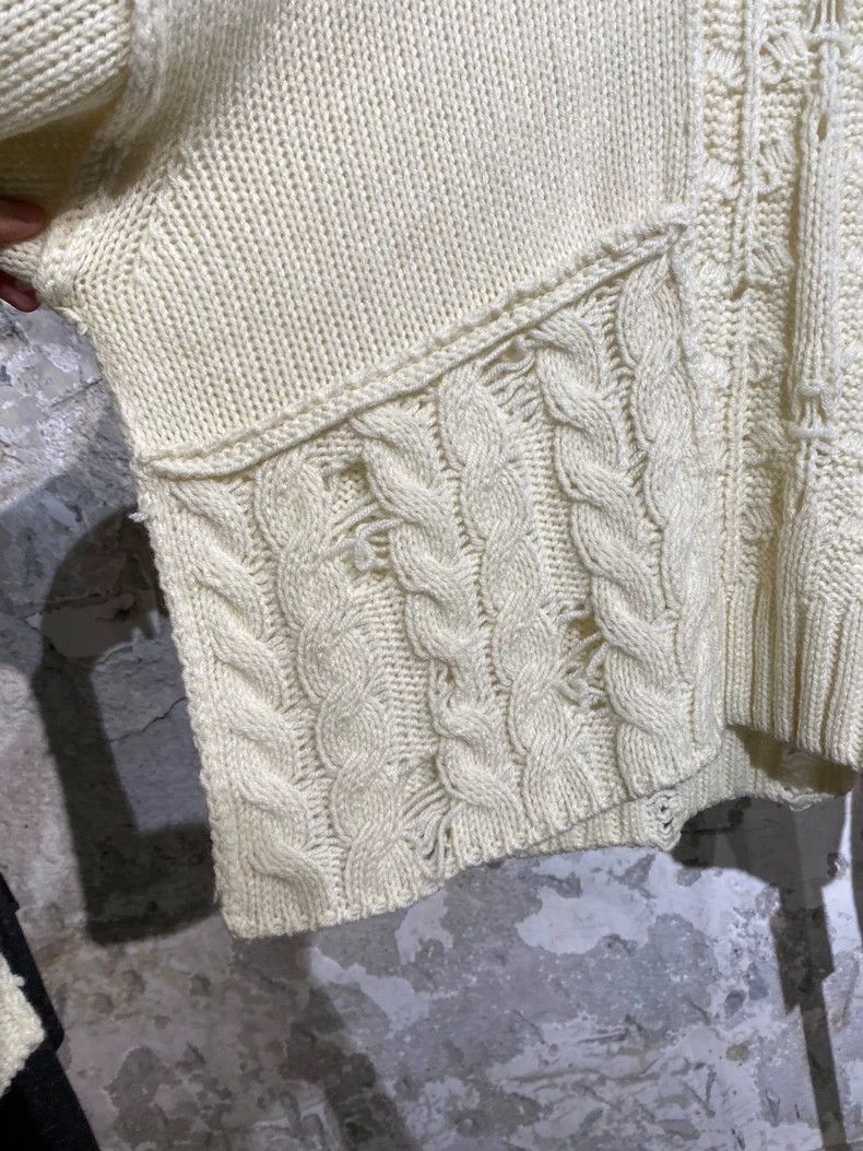 Y's Y's Beige Disruptive Sweater Size XS / US 0-2 / IT 36-38 - 5 Thumbnail