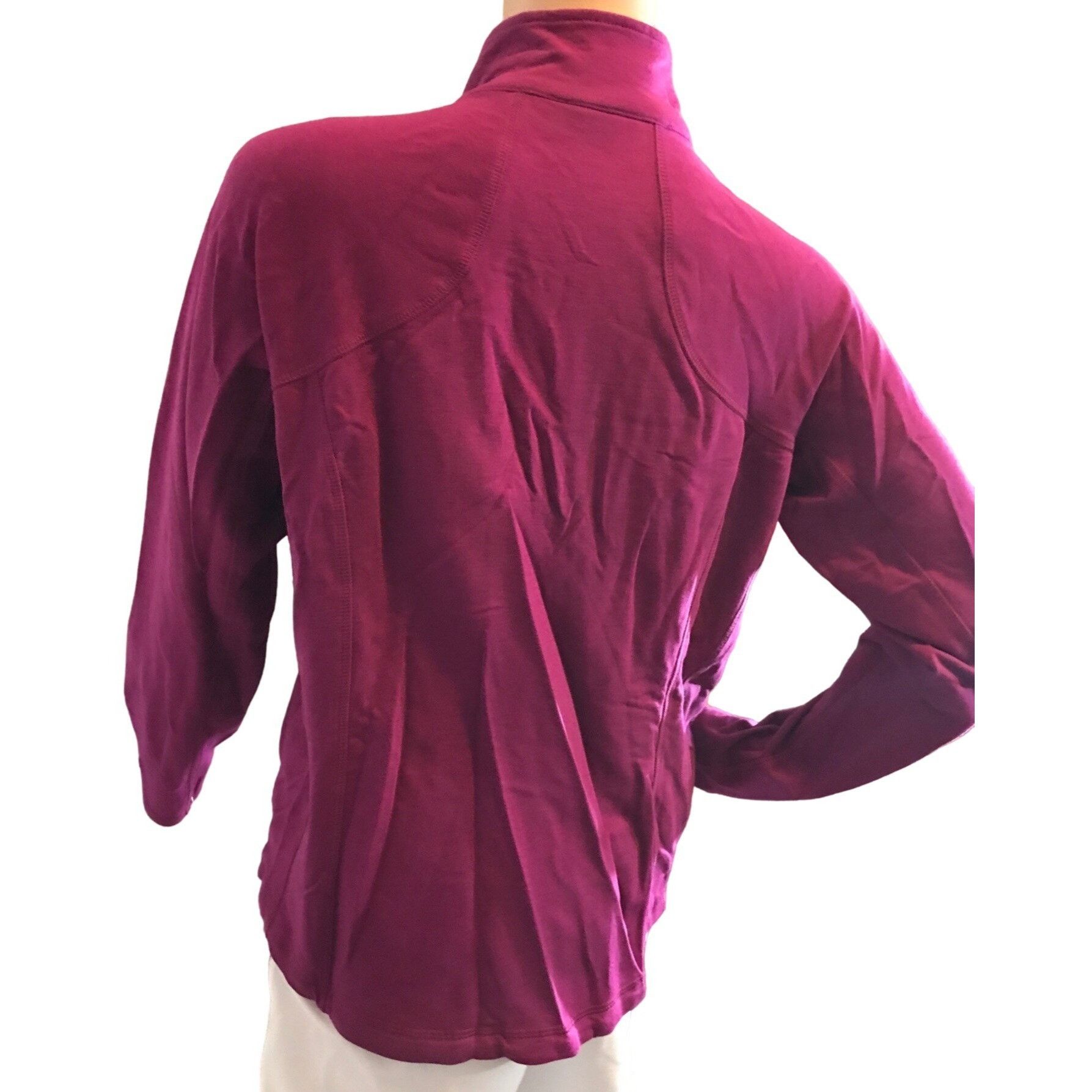 Vintage Christine Alexander Medium Purple Cotton Track Jacket Dance Size M / US 6-8 / IT 42-44 - 6 Thumbnail