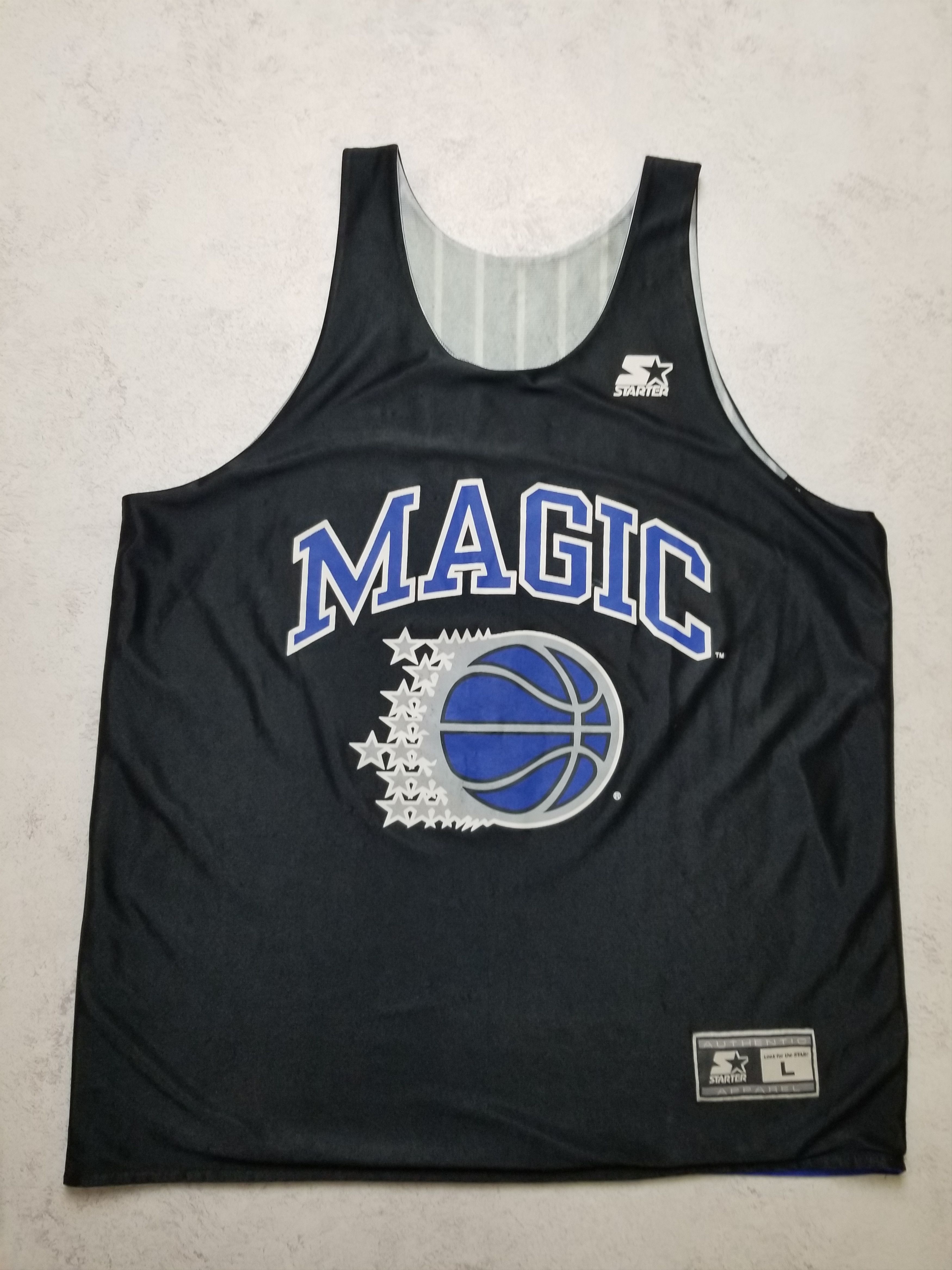 Starter VTG STARTER 90'S ORLANDO MAGIC REVERSIBLE NBA JERSEY Size US L / EU 52-54 / 3 - 1 Thumbnail