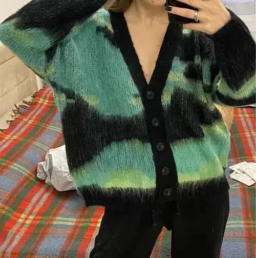 Aran Isles Knitwear Fashion Vintage Winter Goth Long Sleeve Sweatshirts Size M / US 6-8 / IT 42-44 - 2 Thumbnail