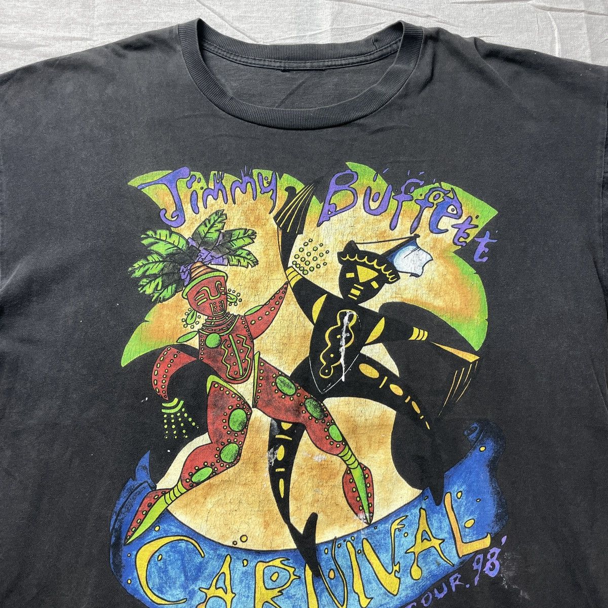 Vintage 90s 1998 store Jimmy Buffett Carnival Tour Shirt