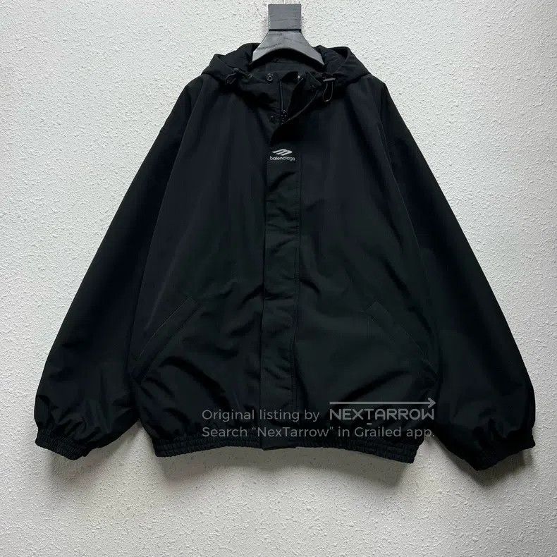 Balenciaga 3B Reflective Logo Ski Jacket Windbreaker
