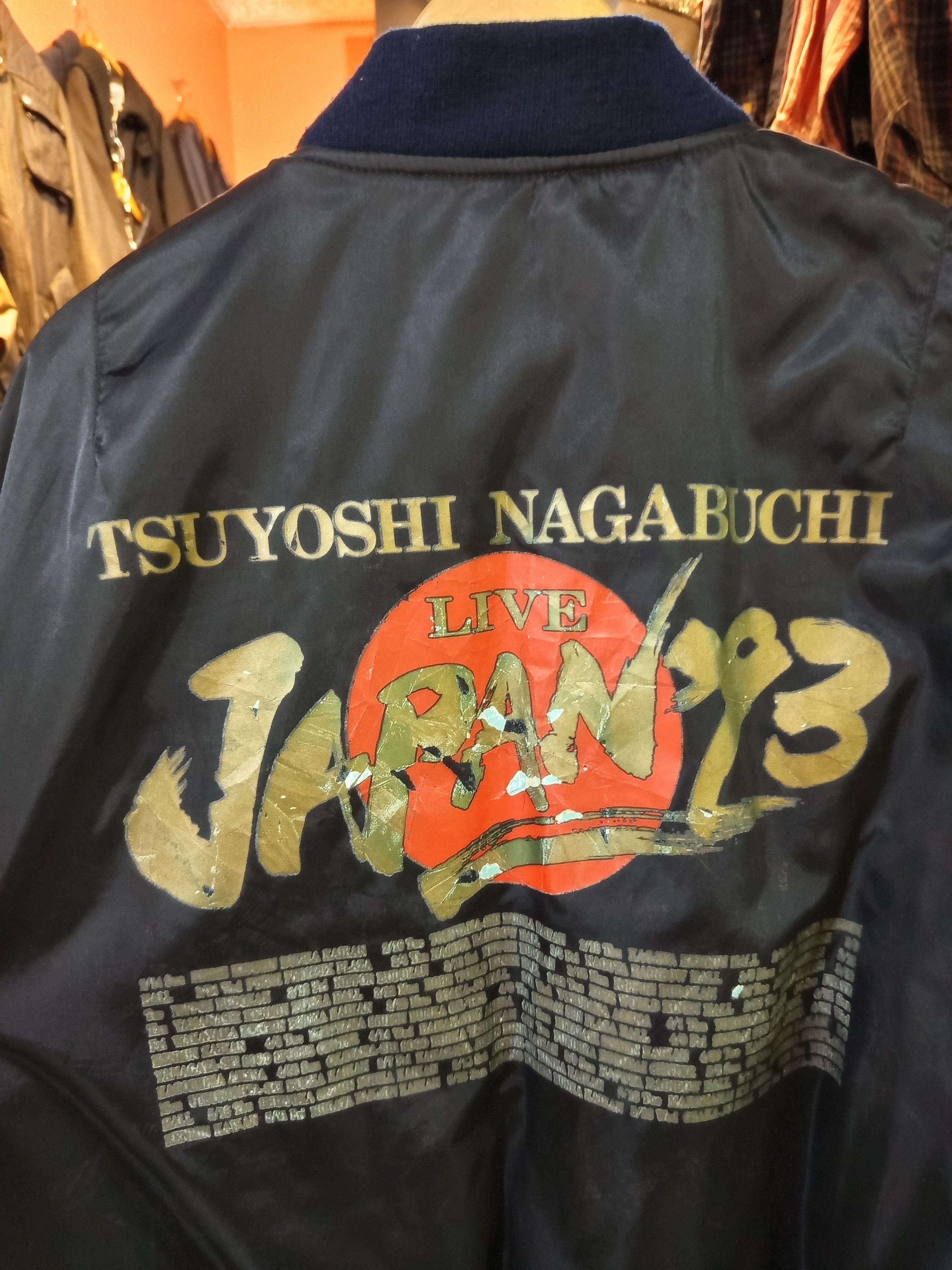 Vintage Tsuyoshi Nagabuchi Live In Japan 93 Bomber Jacket Size US L / EU 52-54 / 3 - 2 Thumbnail