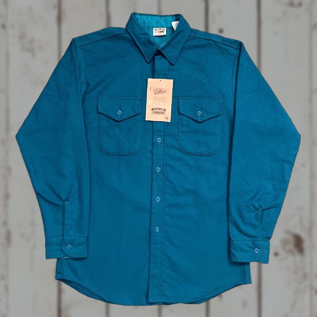 Vintage VINTAGE Five Brother Heavyweight Chamois Hunting Outdoor Shirt Men L USA NWT Size US L / EU 52-54 / 3 - 1 Thumbnail