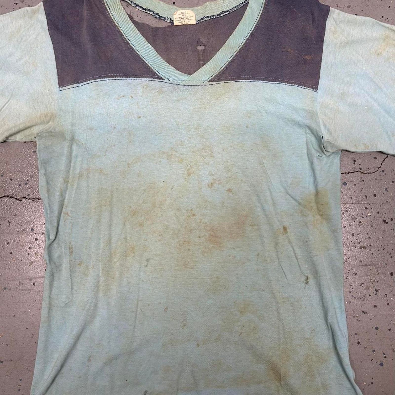 Other Distressed 70s vintage green football jersey tee Size M / US 6-8 / IT 42-44 - 2 Thumbnail