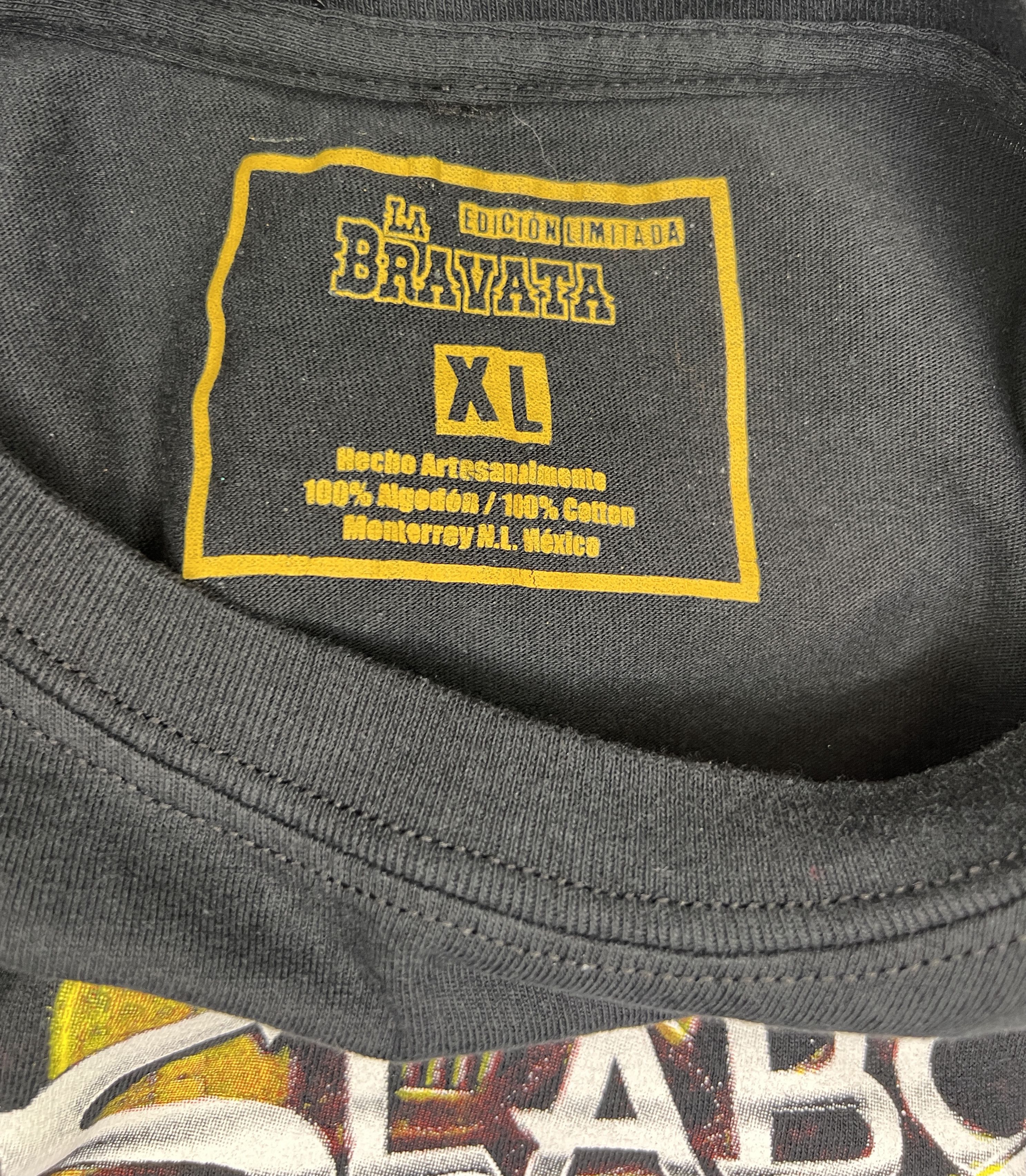 Band Tees Eslabon t-shirt Edicion Limitada La Bravata Negro XL Size US XL / EU 56 / 4 - 4 Thumbnail