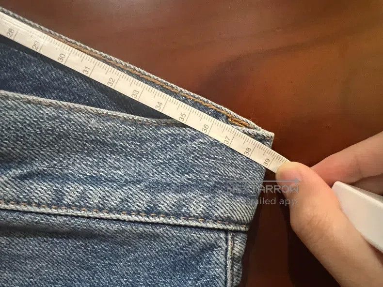 The Row The row size 4 Mid-rise blue washed dark stripe straight le Size 24" / US 00 / IT 34 - 6 Thumbnail