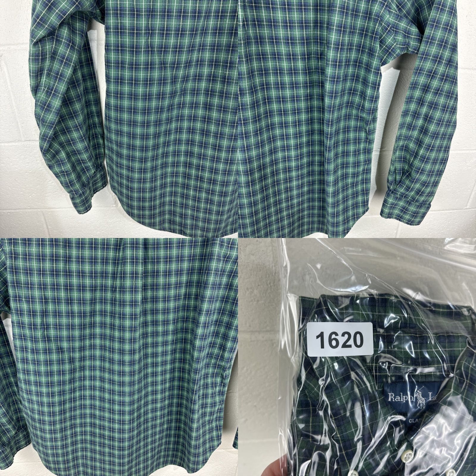 Polo Ralph Lauren VINTAGE Polo Ralph Lauren Mens Classic Fit Shirt XL Plaid Long Sleeve Button Size US XL / EU 56 / 4 - 10 Thumbnail