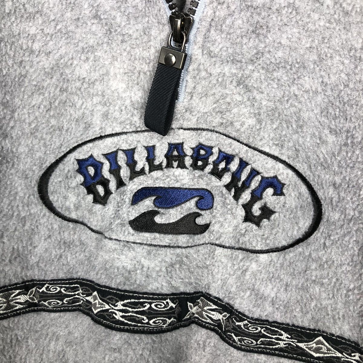 Billabong Vintage Fleece Jacket Half Zipper Anorak Billabong Polartec Size US M / EU 48-50 / 2 - 15 Thumbnail