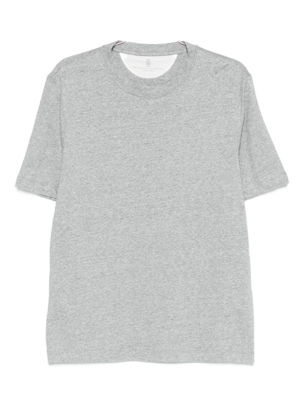 Brunello Cucinelli LINEN BLEND T-SHIRT Size US XL / EU 56 / 4 - 1 Thumbnail