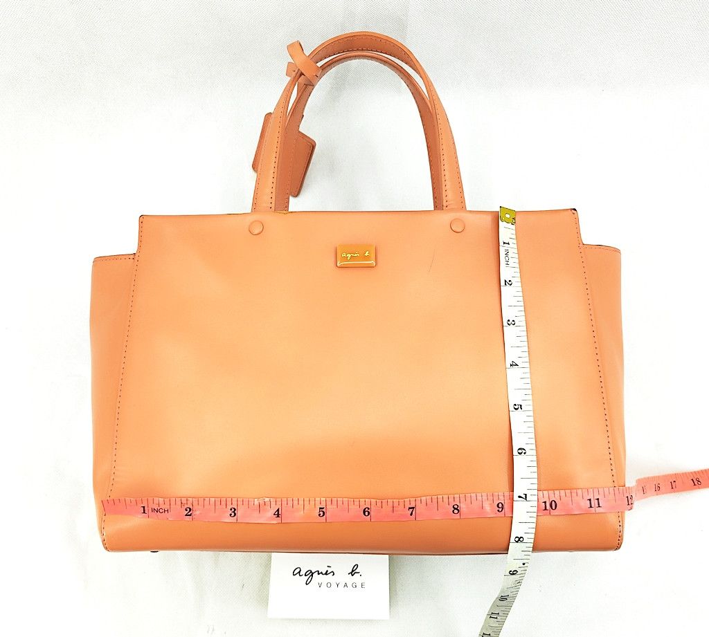agnes b. AGNES B Sophie full leather 2 way hand and shoulder bag Size ONE SIZE - 17 Thumbnail