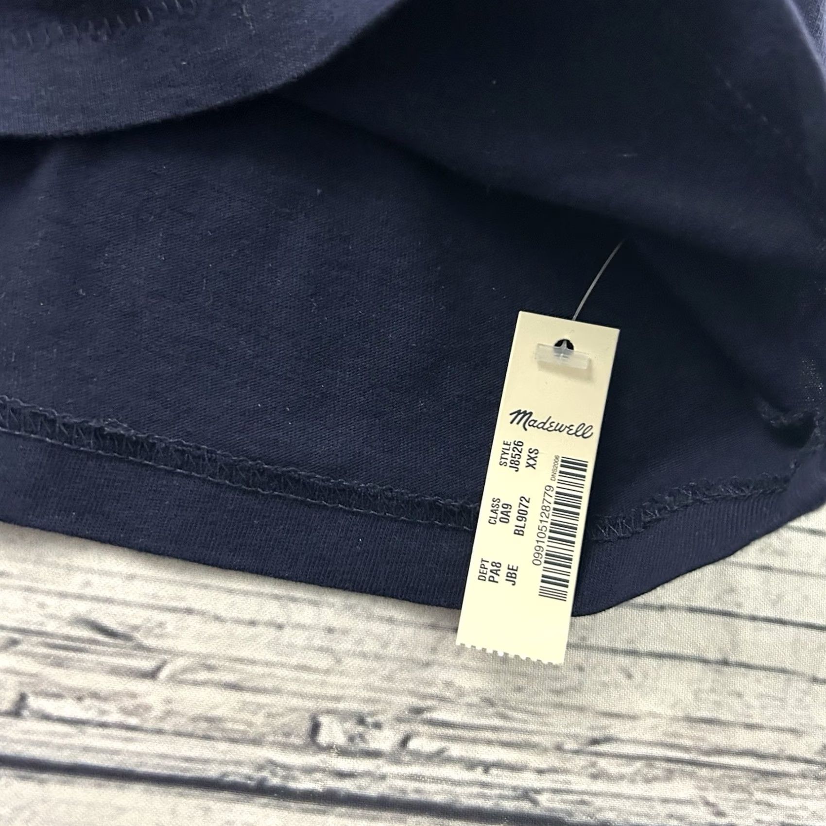 Madewell VINTAGE Madewell Northside Short Sleeve Tee Shirt Womens XXS Blue Size XXS / US 00 / IT 34 - 5 Thumbnail