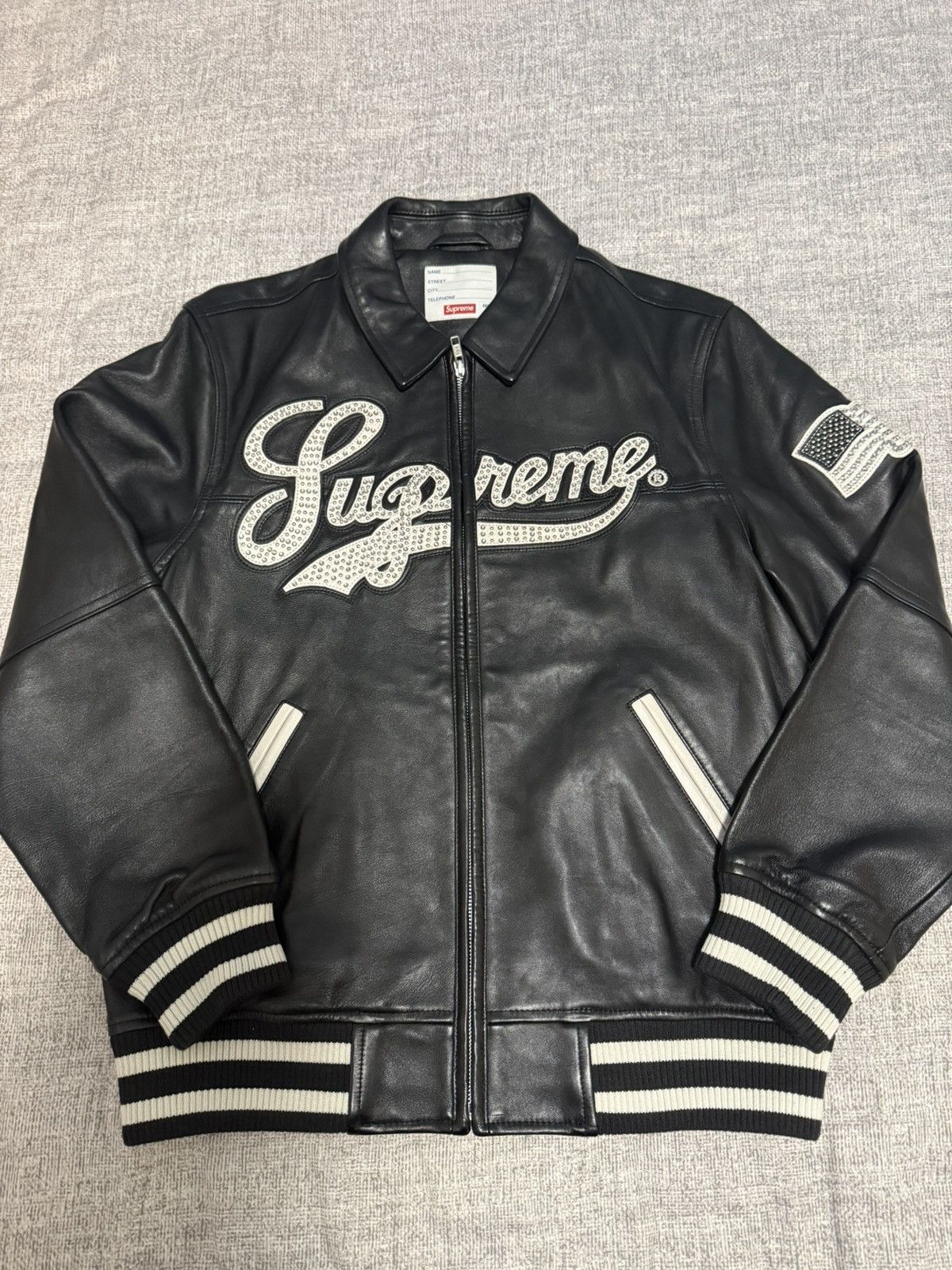 Supreme Supreme uptown studded leather jacket black new with tag Size US M / EU 48-50 / 2 - 1 Thumbnail