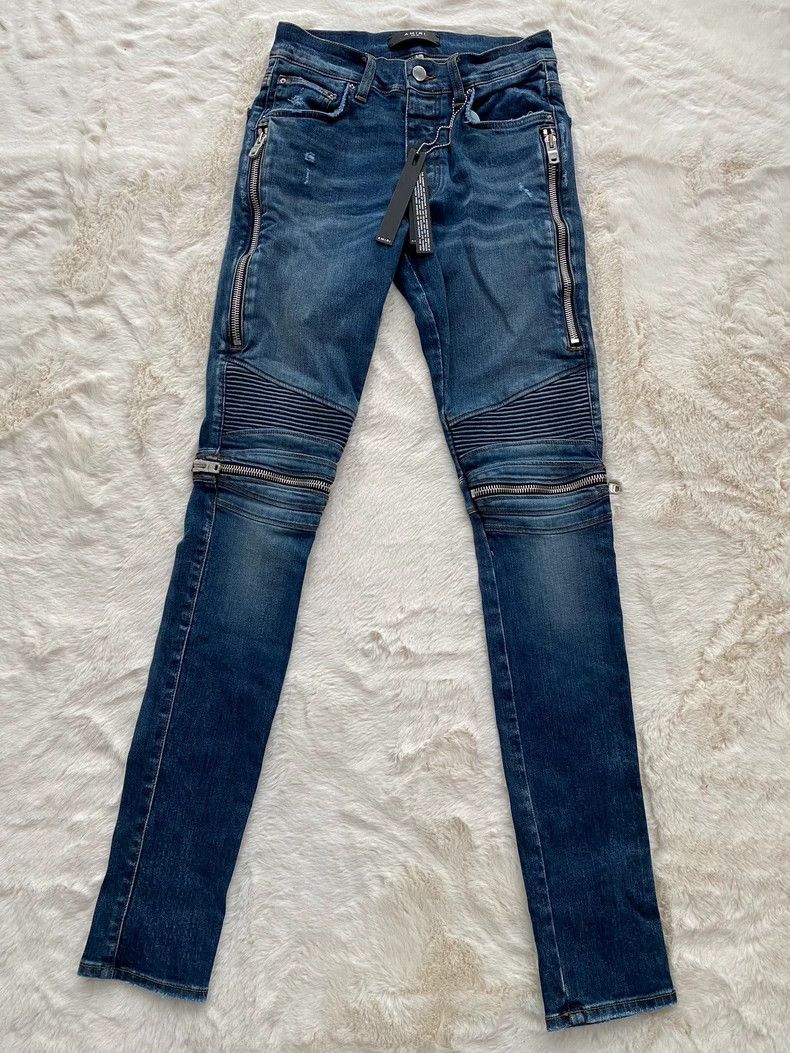 Amiri Amiri Washed blue mx2 jeans 2501-Nextarrow Size US 29 - 1 Thumbnail
