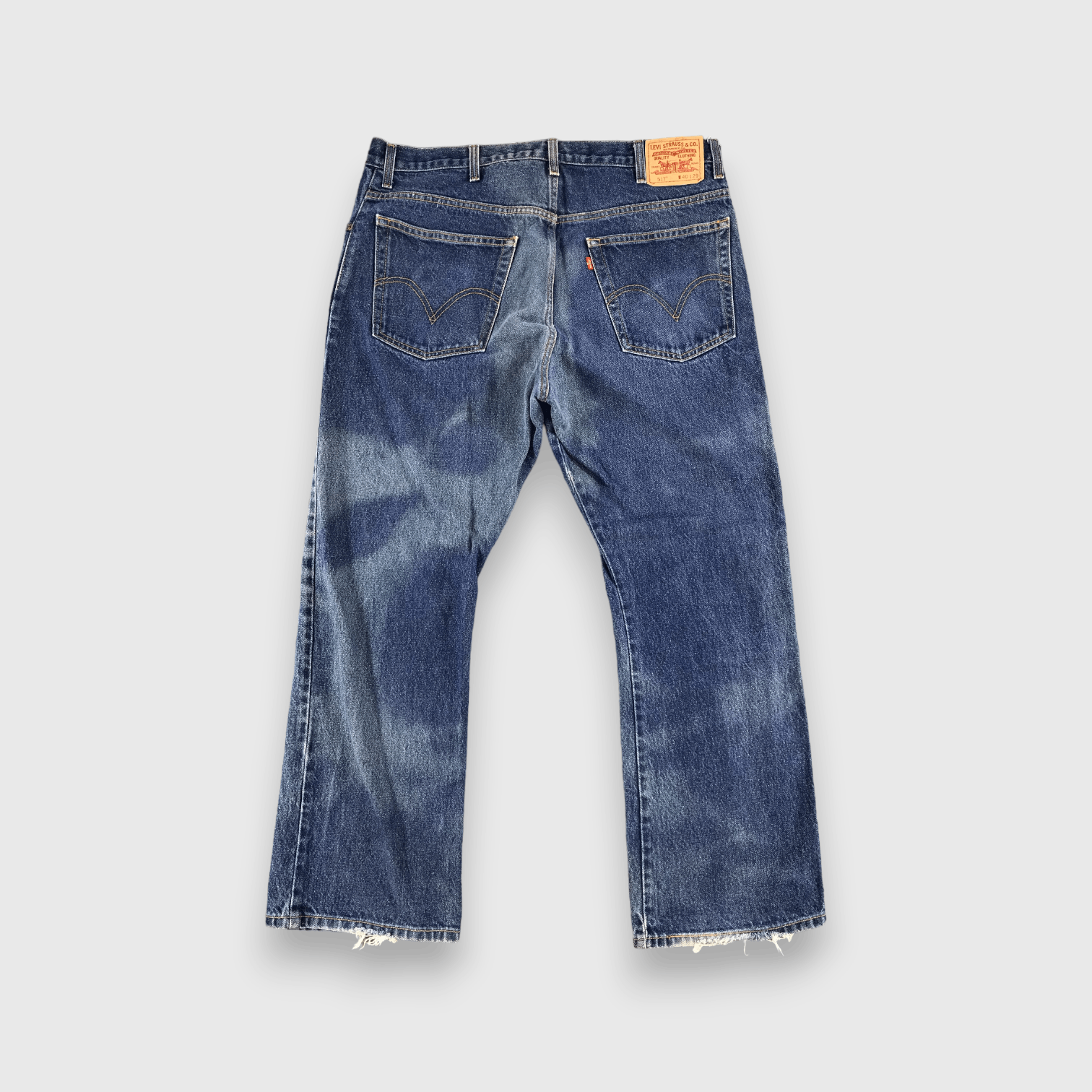 Levi's Vintage 90s Stone Wash Levis 517 Flare Jeans-J1237 Size US 39 - 2 Thumbnail