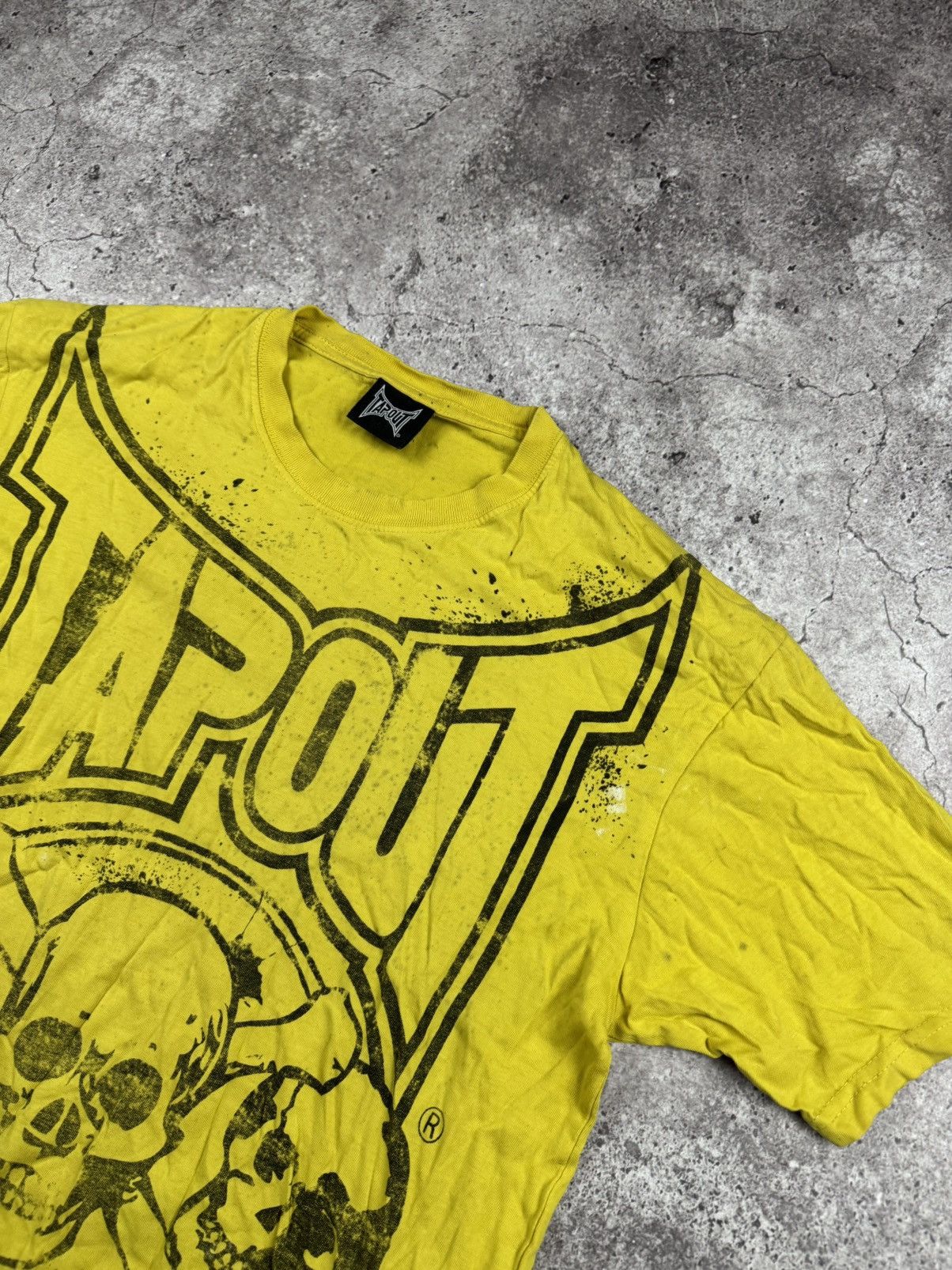 Tapout Crazy vintage y2k TAPOUT grunge skull cyber Affliction shirt Size US S / EU 44-46 / 1 - 2 Thumbnail