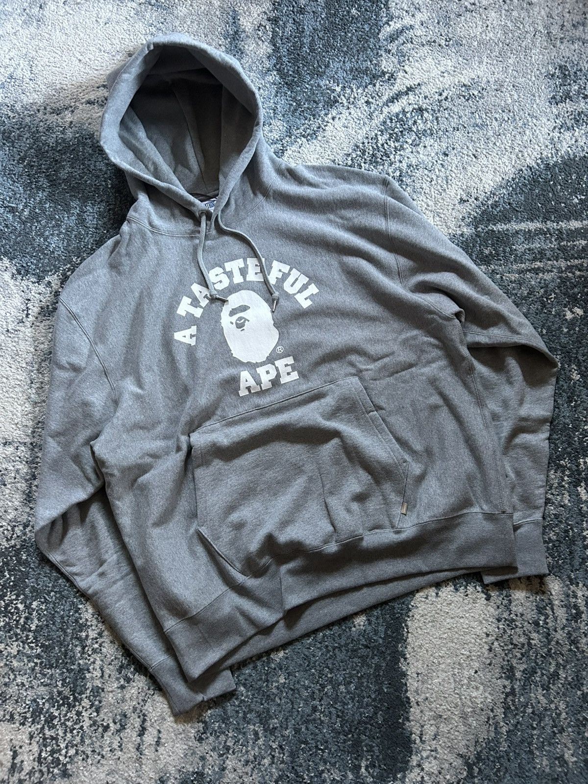Bape × JJJJound 2XL “A TASTEFUL APE” RELAXED FiT COLLEGE LOGO HOODiE NiGO Size US XXL / EU 58 / 5 - 1 Thumbnail