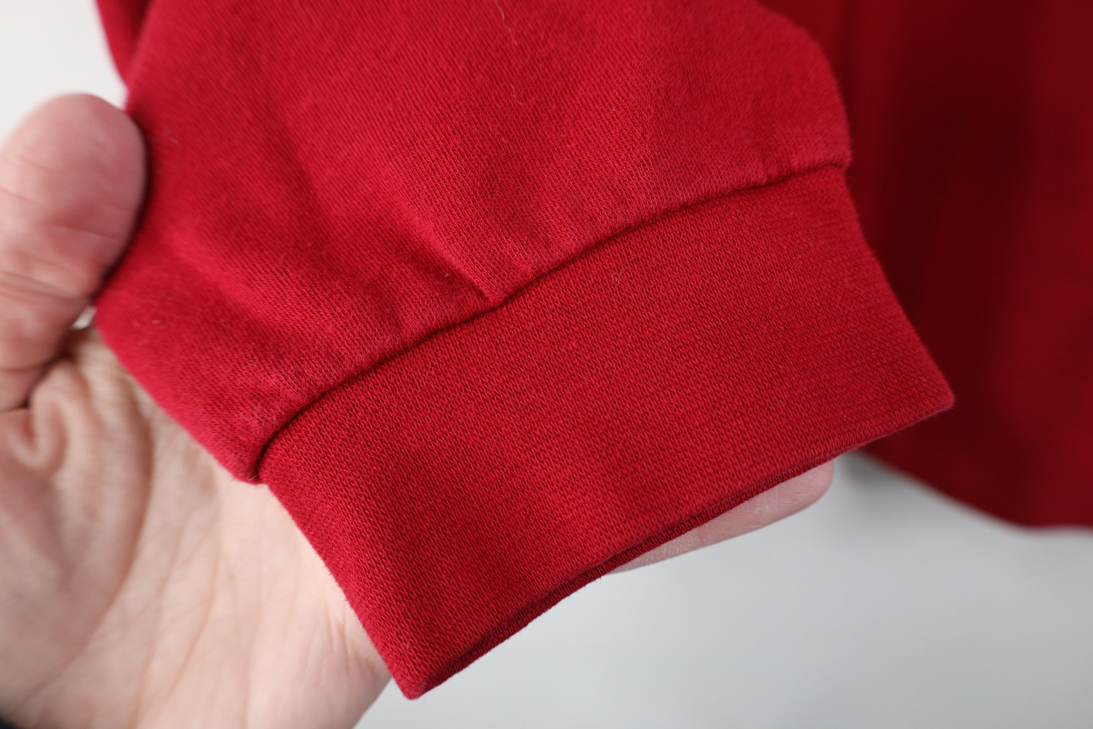 L.L. Bean Vintage 90s LL Bean Mock Neck Long Sleeve T-Shirt Red USA Size US M / EU 48-50 / 2 - 7 Thumbnail