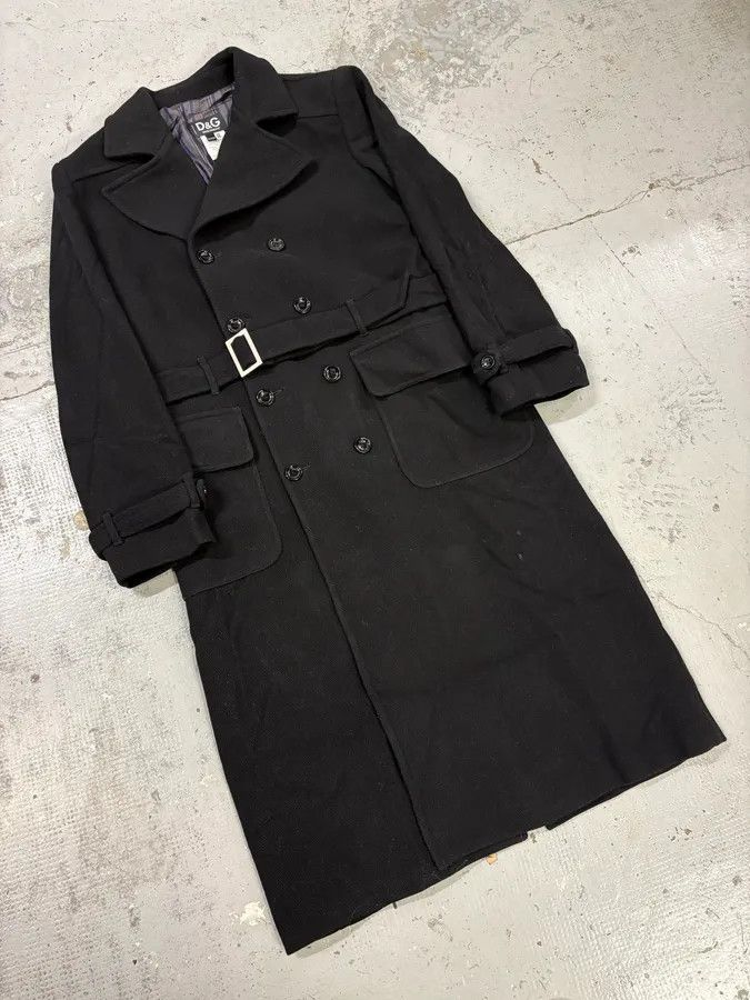 Dolce & Gabbana AW2006 Dolce & Gabbana Black Long Classy Trench Coat Size US M / EU 48-50 / 2 - 4 Thumbnail